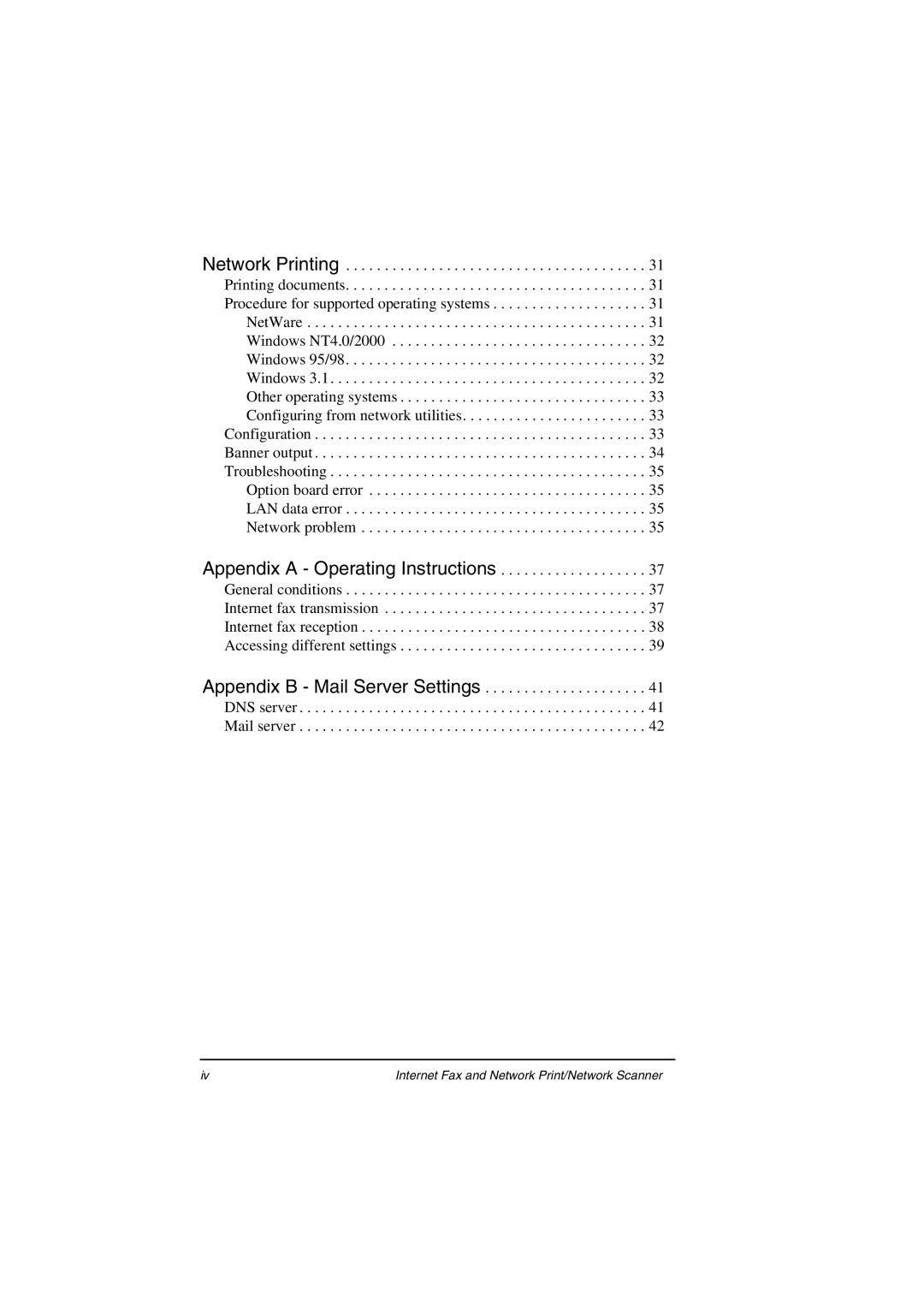 Oki ii manual Internet Fax and Network Print/Network Scanner 