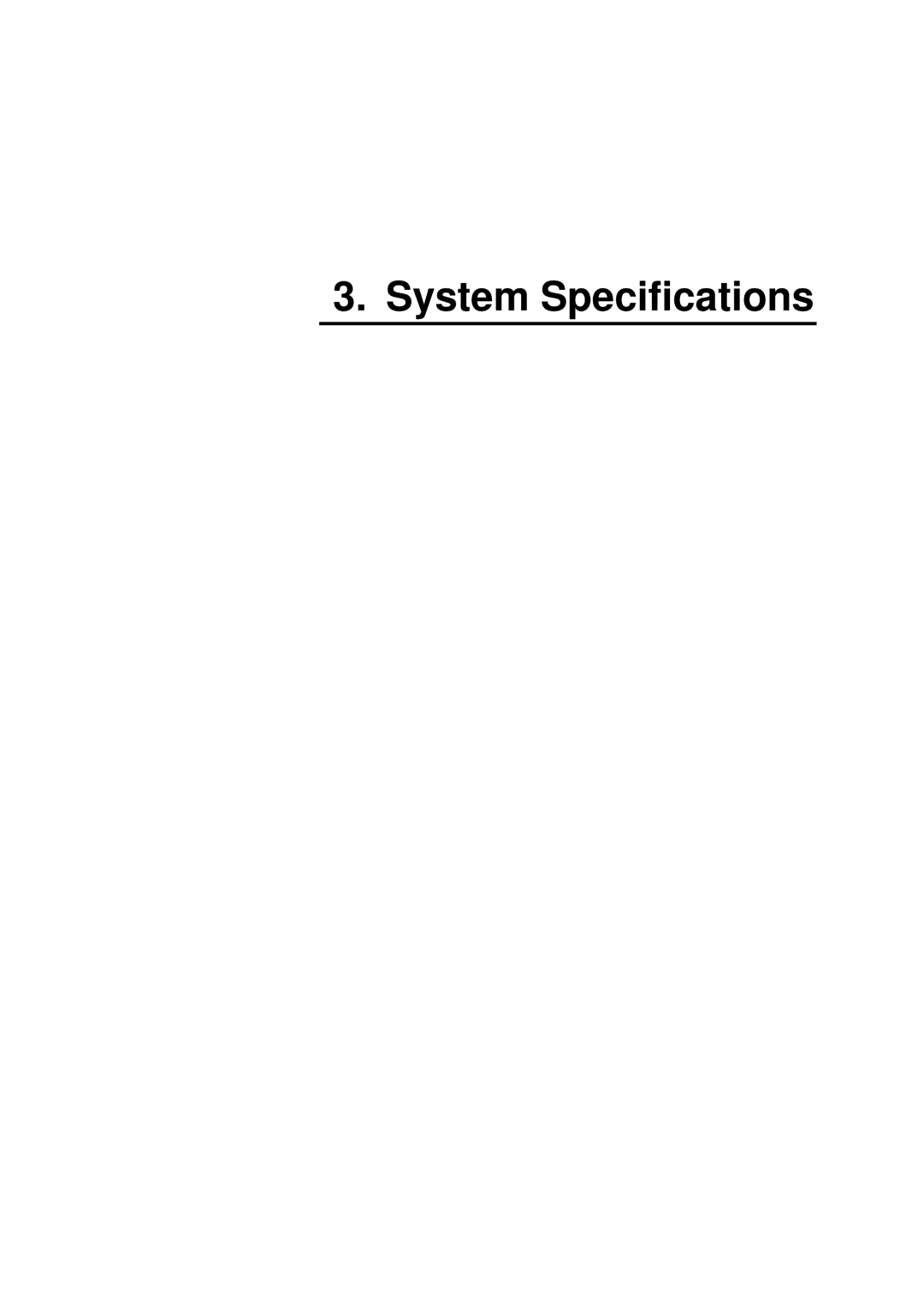 Oki JOB60851 user manual System Specifications 