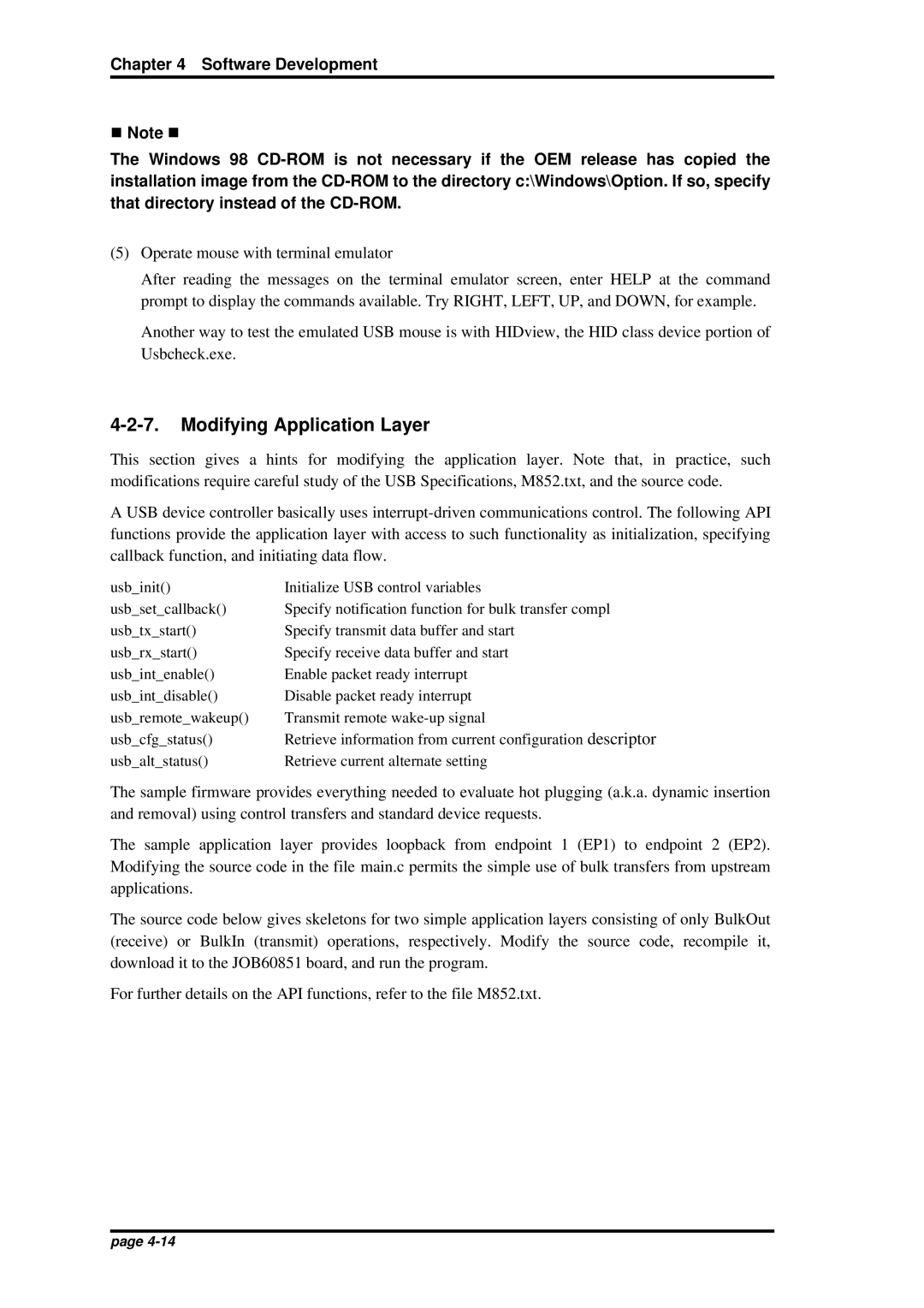 Oki JOB60851 user manual Modifying Application Layer 