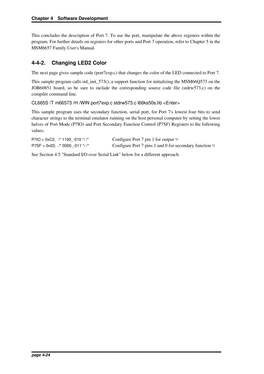 Oki JOB60851 user manual Changing LED2 Color 