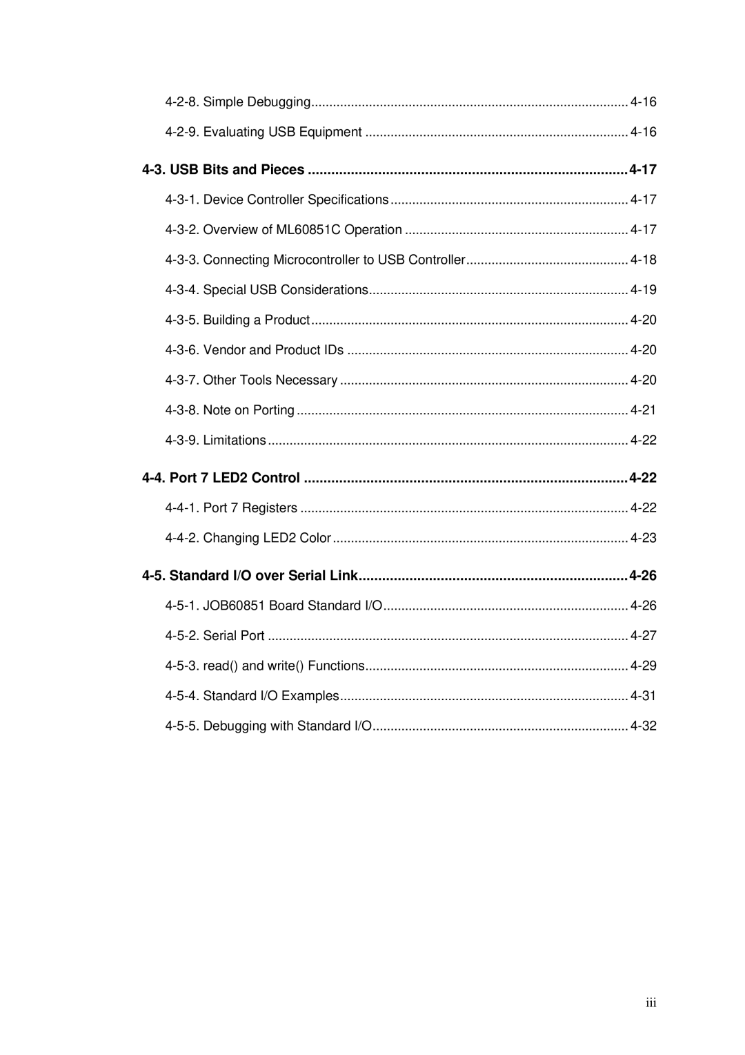 Oki JOB60851 user manual Port 7 LED2 Control 