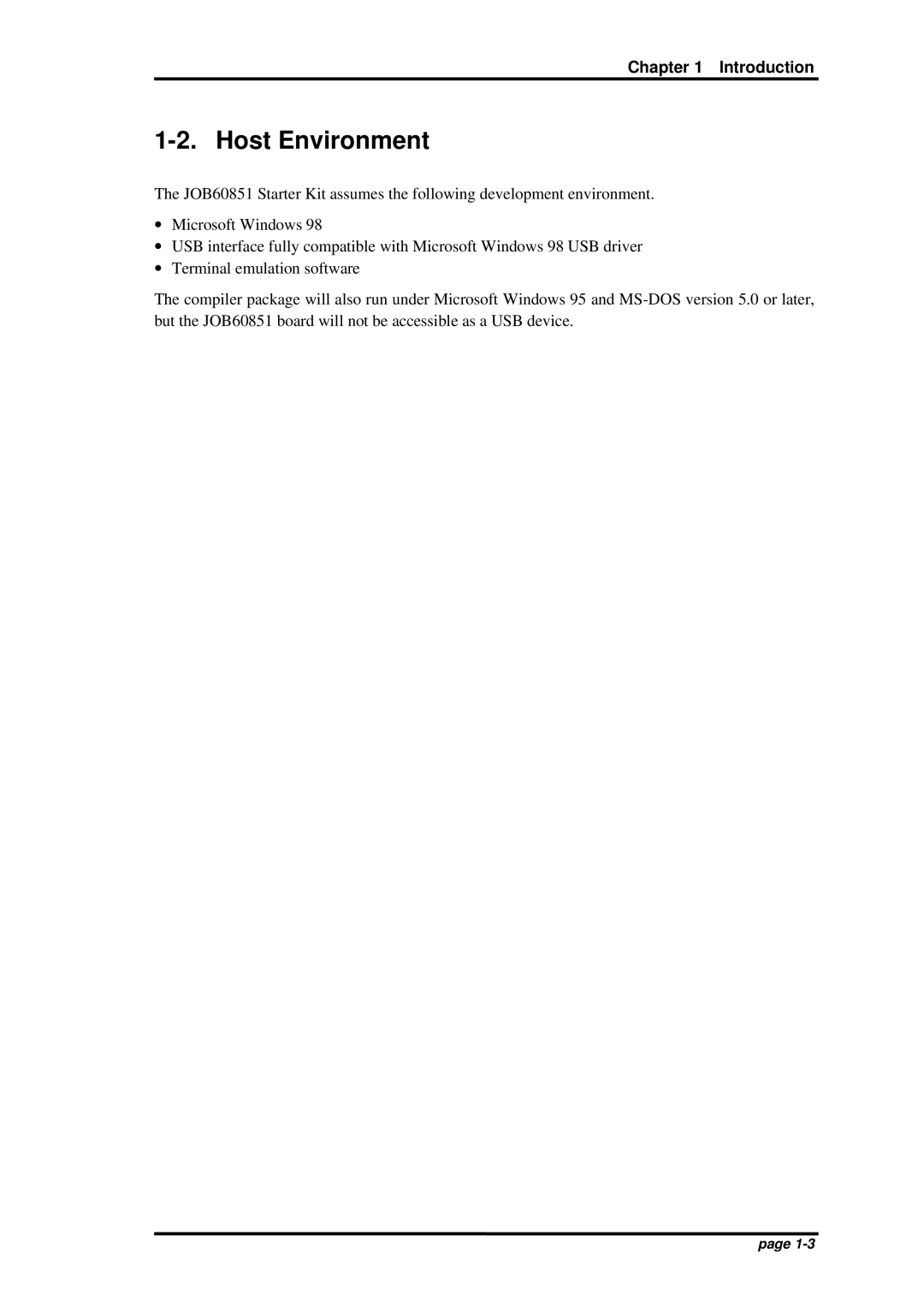 Oki JOB60851 user manual Host Environment 