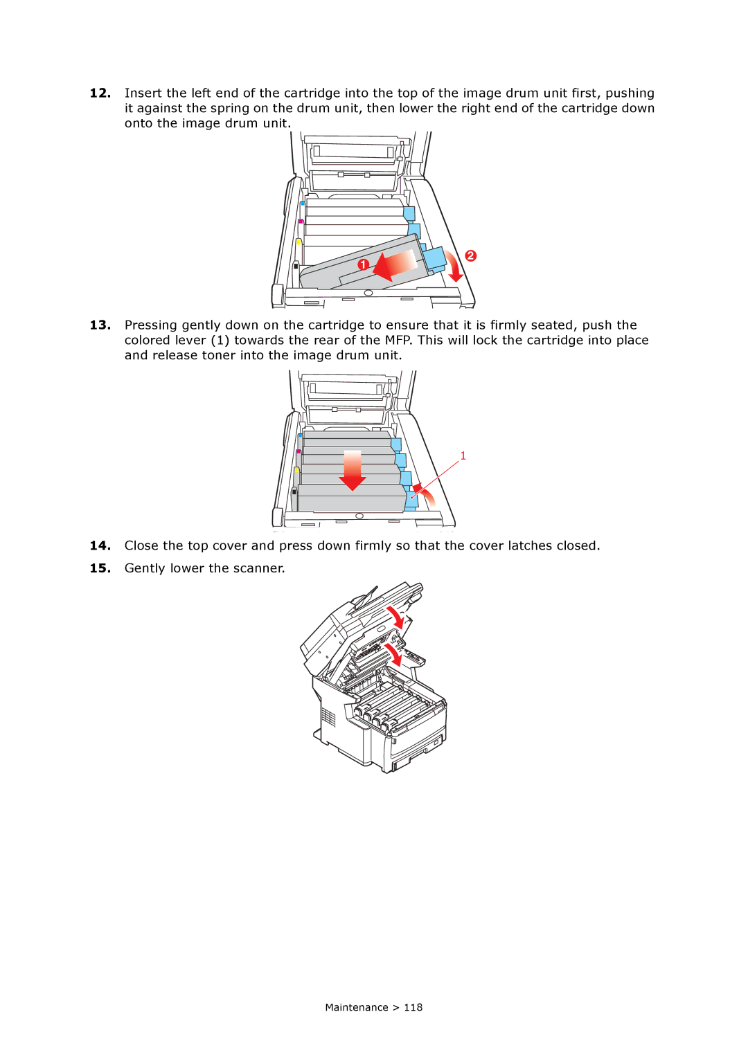 Oki MC860n MFP manual Maintenance 