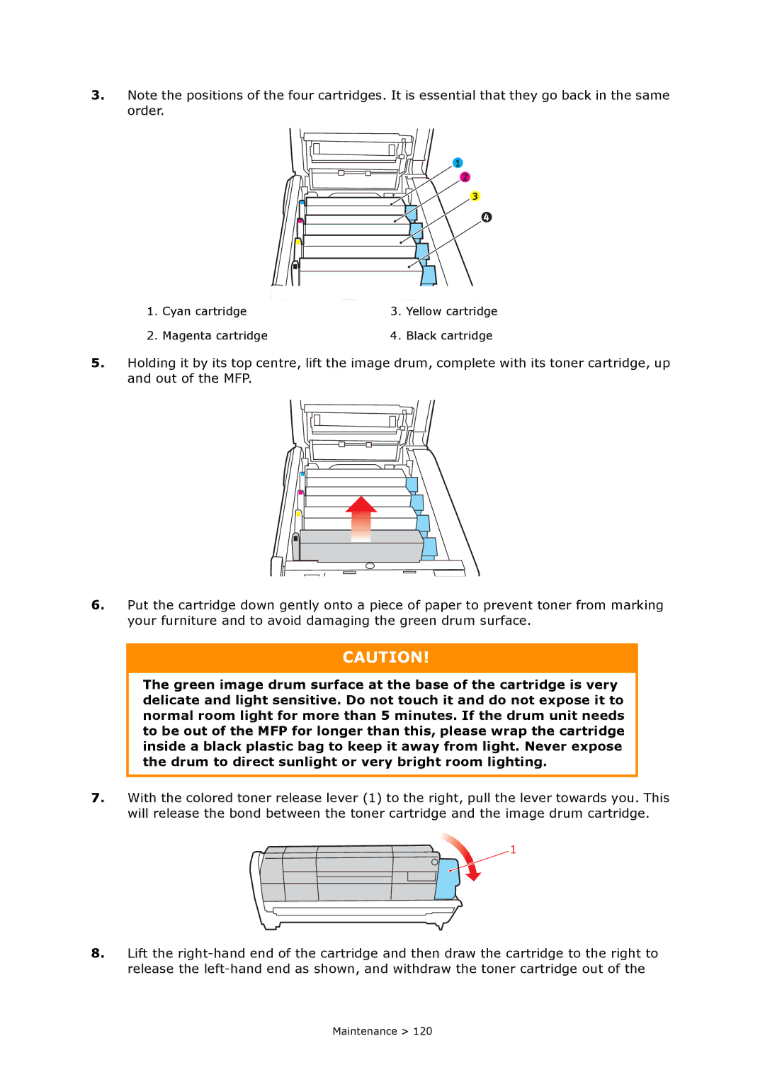 Oki MC860n MFP manual Maintenance 