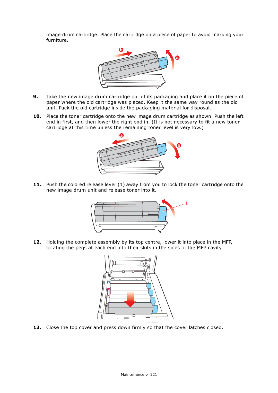 Oki MC860n MFP manual Maintenance 