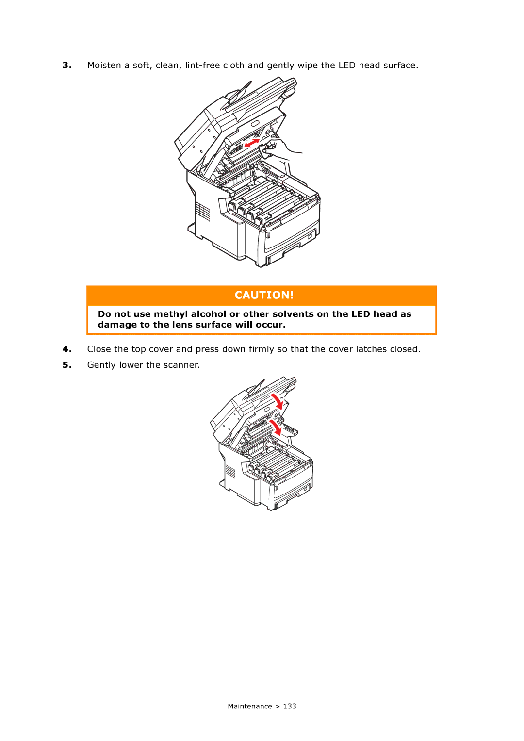 Oki MC860n MFP manual Maintenance 