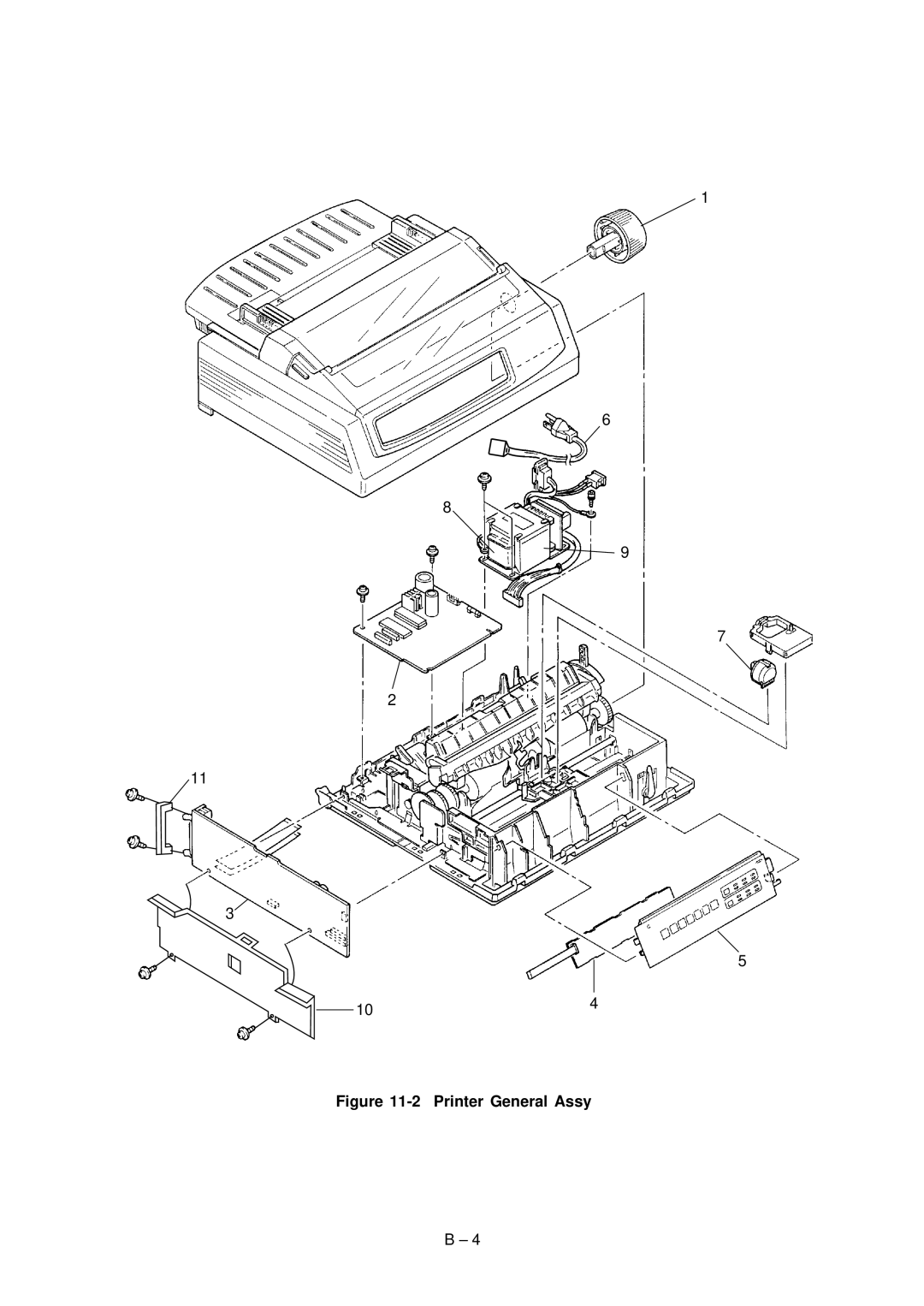 Oki Microline Printer, 3391, 3390 specifications Printer General Assy 