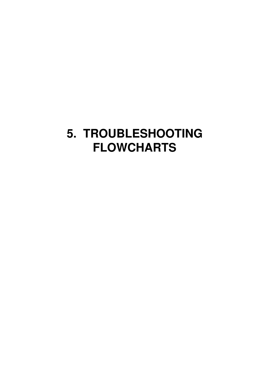 Oki Microline Printer, 3391, 3390 specifications Troubleshooting Flowcharts 