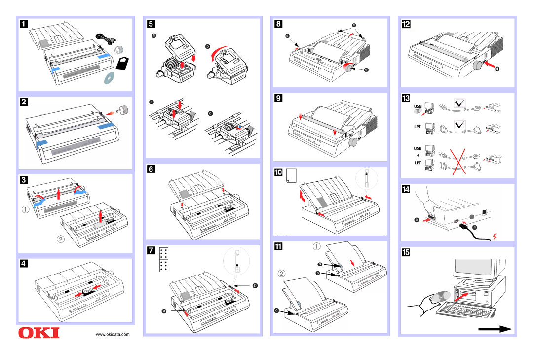 Oki ML 186 manual 