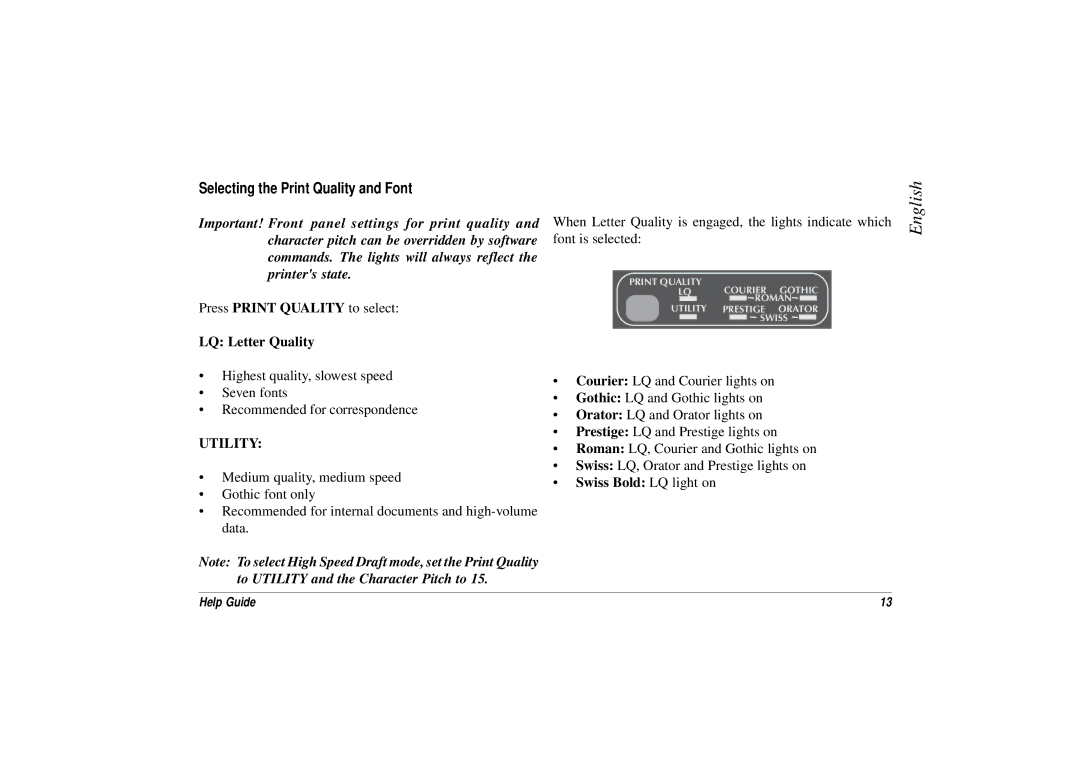 Oki 3391, ML 3390 manual Utility 