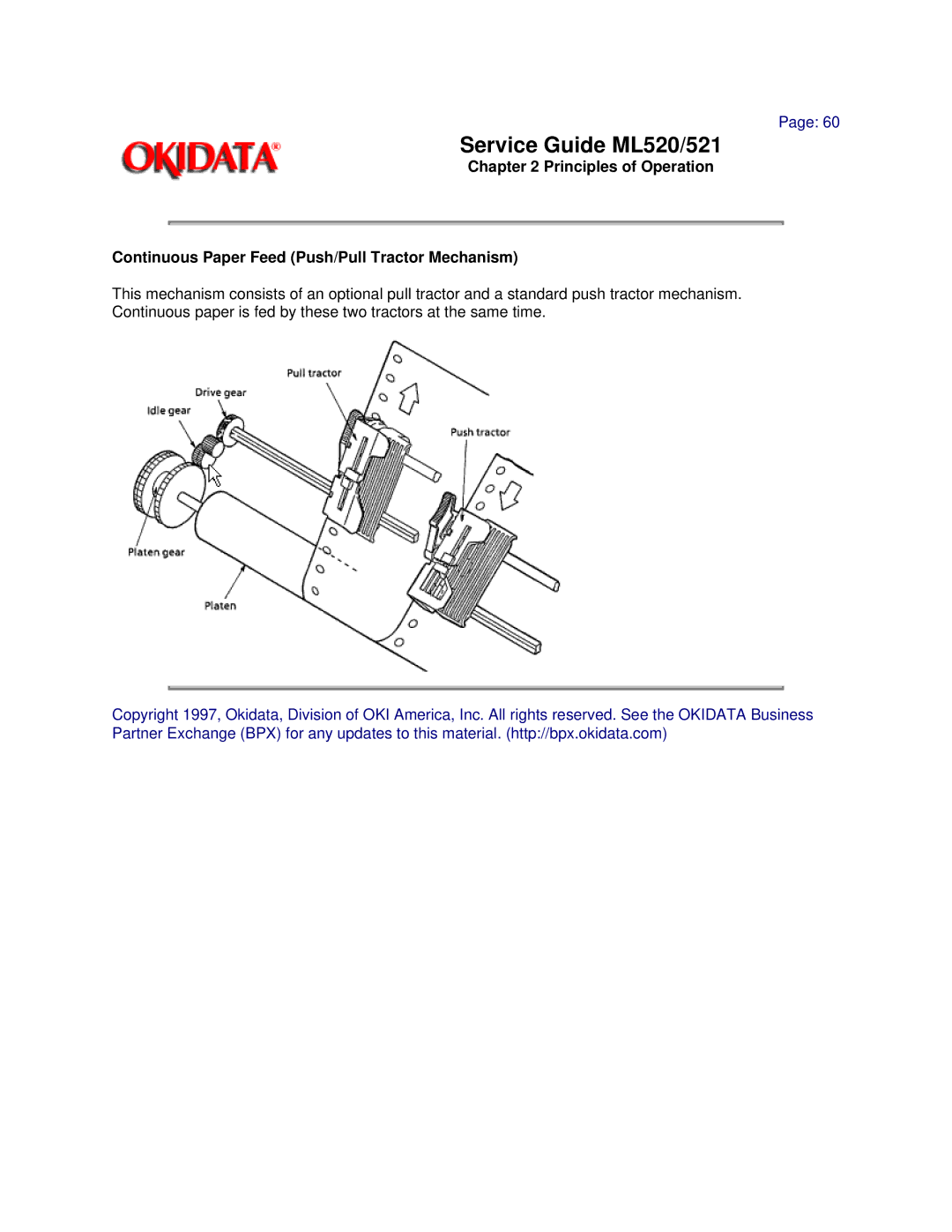 Oki ML521 manual Service Guide ML520/521 