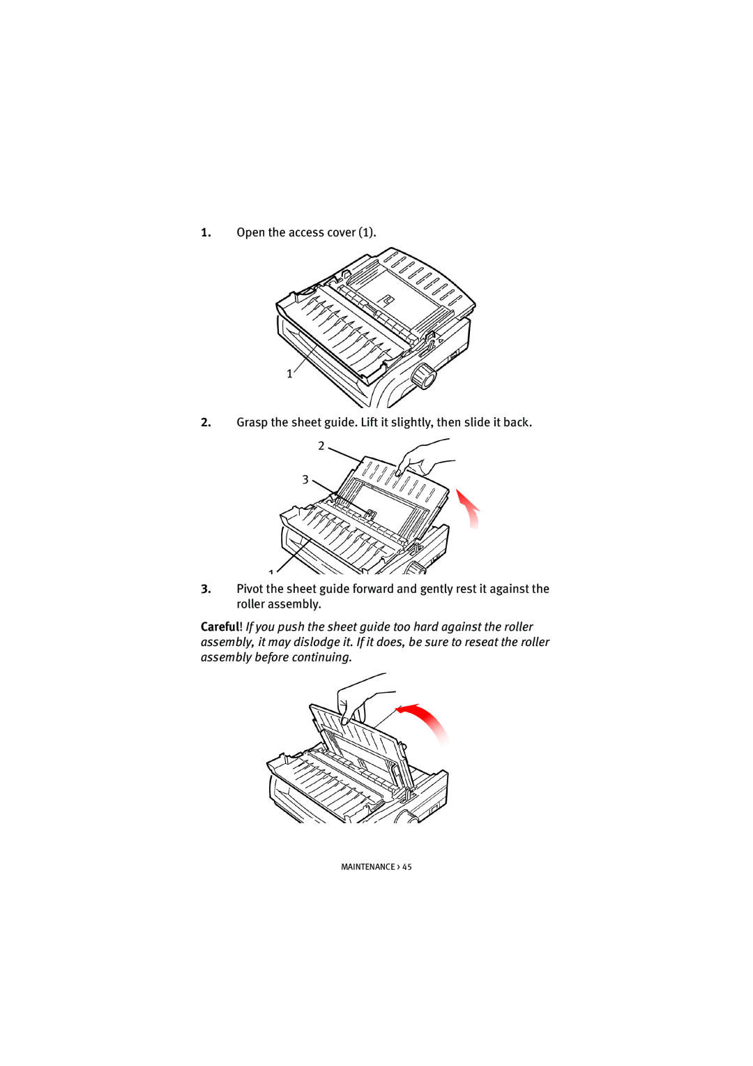 Oki ML5520, ML5521 manual Maintenance 