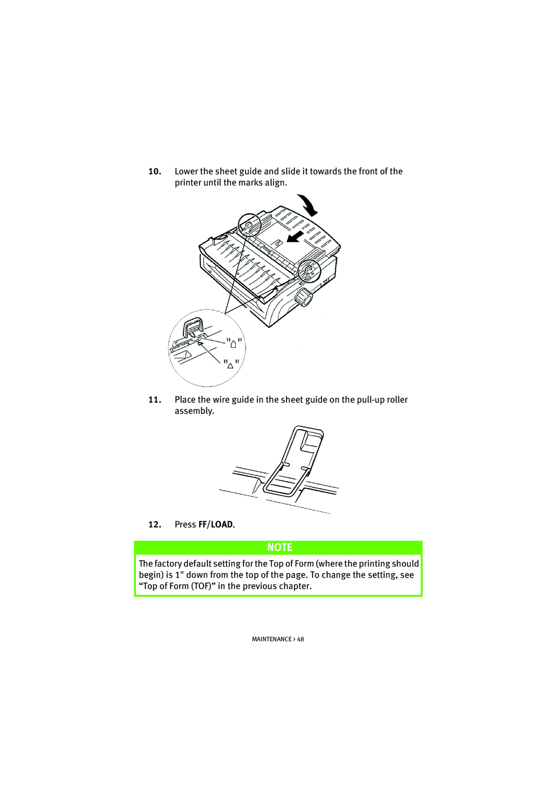 Oki ML5521, ML5520 manual Maintenance 