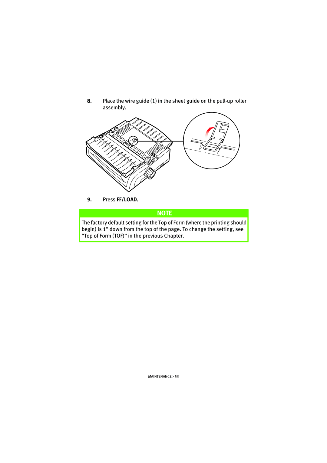 Oki ML5520, ML5521 manual Maintenance 