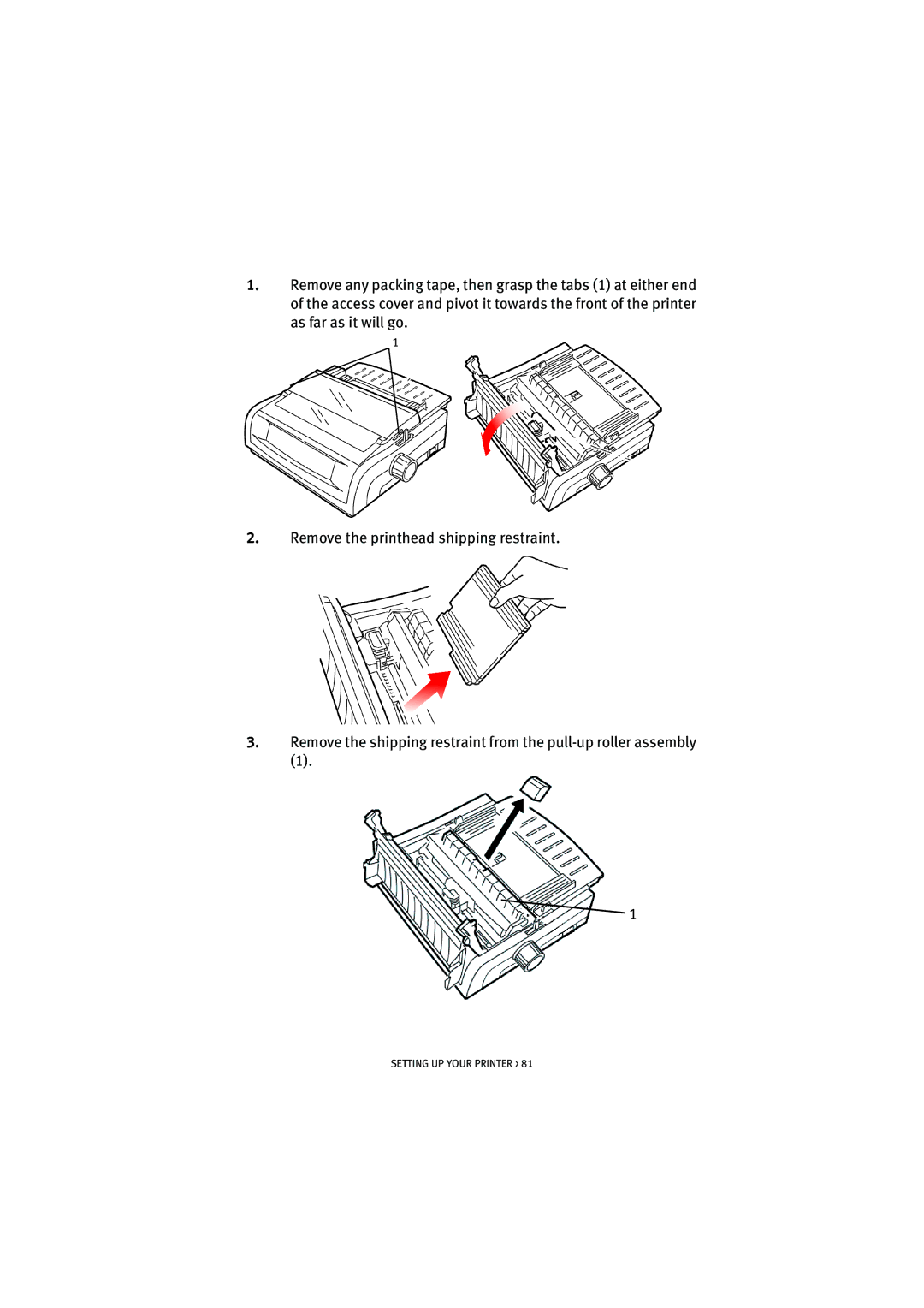 Oki ML5520, ML5521 manual Setting UP Your Printer 