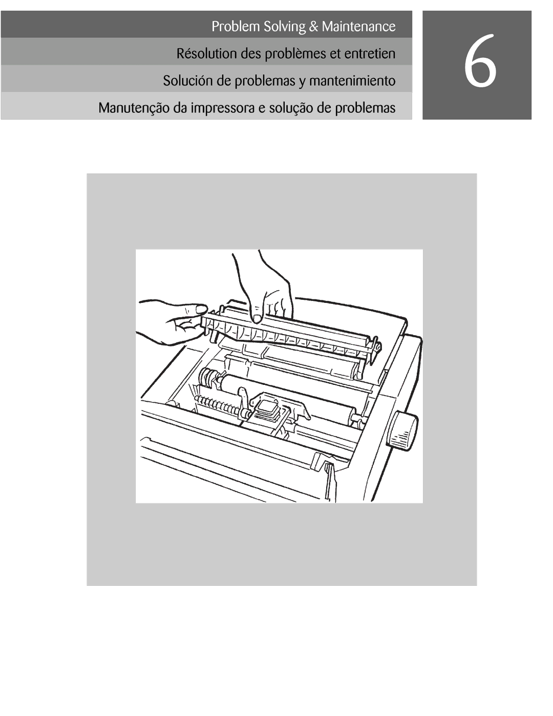 Oki ML590 manual Problem Solving & Maintenance 