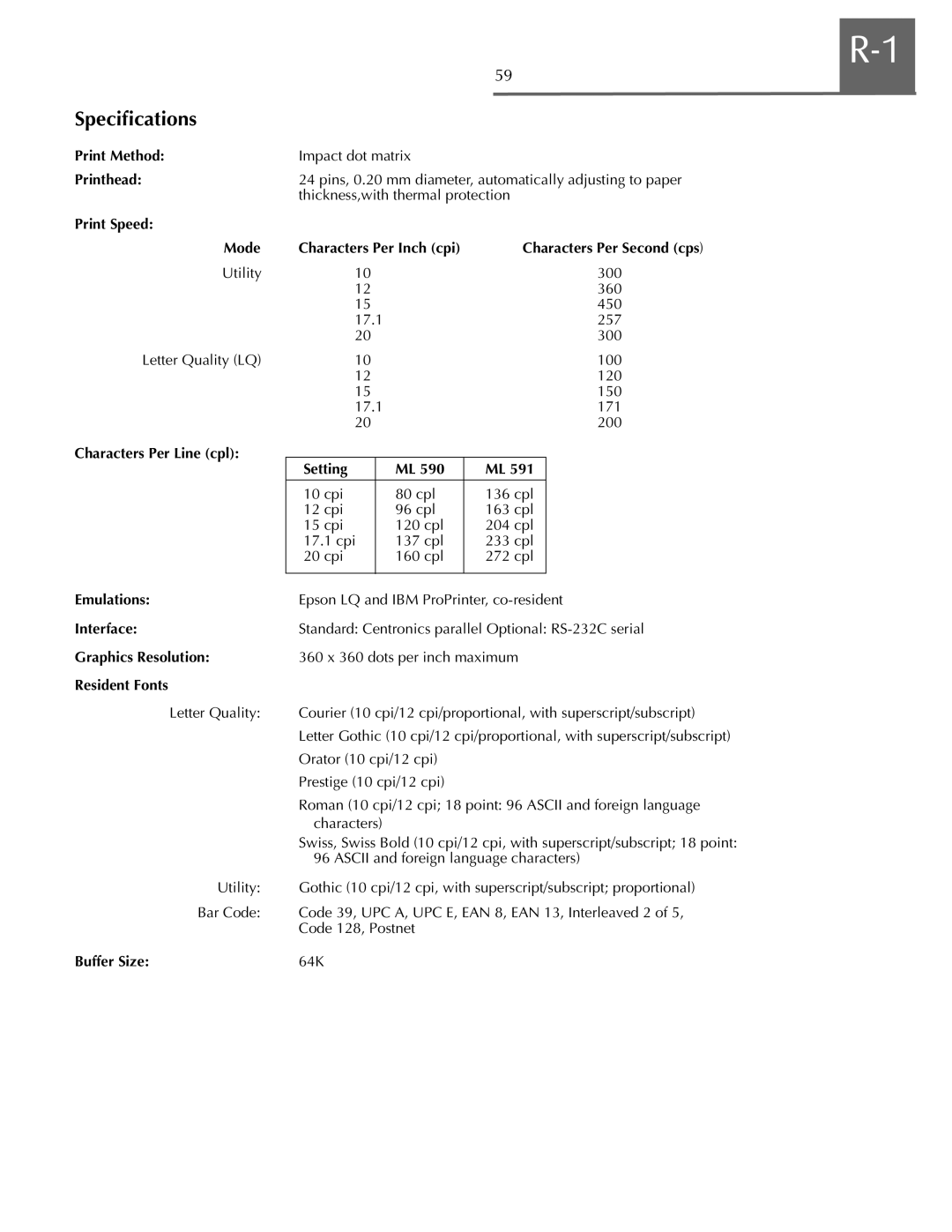 Oki ML590 manual Cb BF8 Cb BF9 