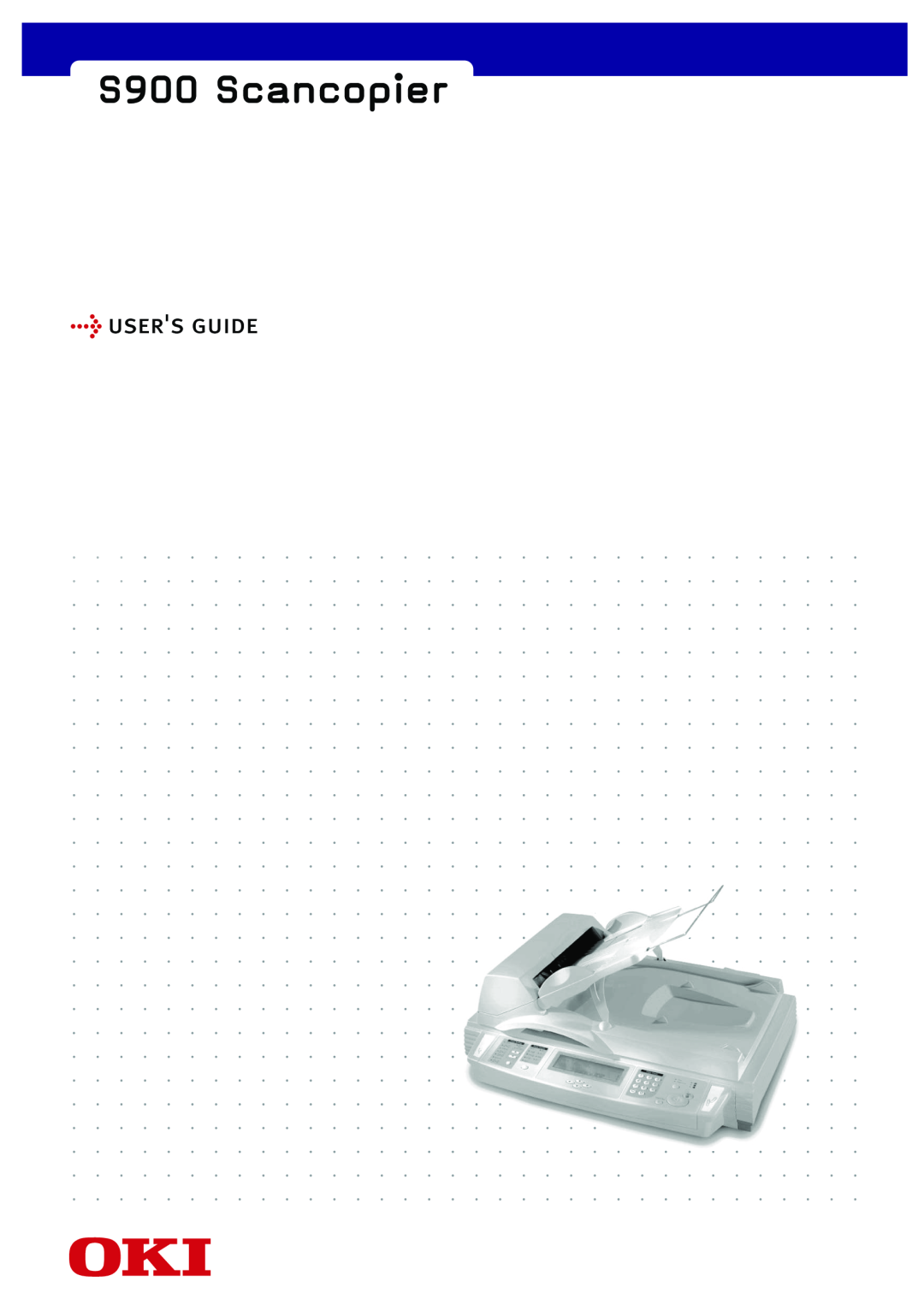 Oki manual users guide, S900 Scancopier 
