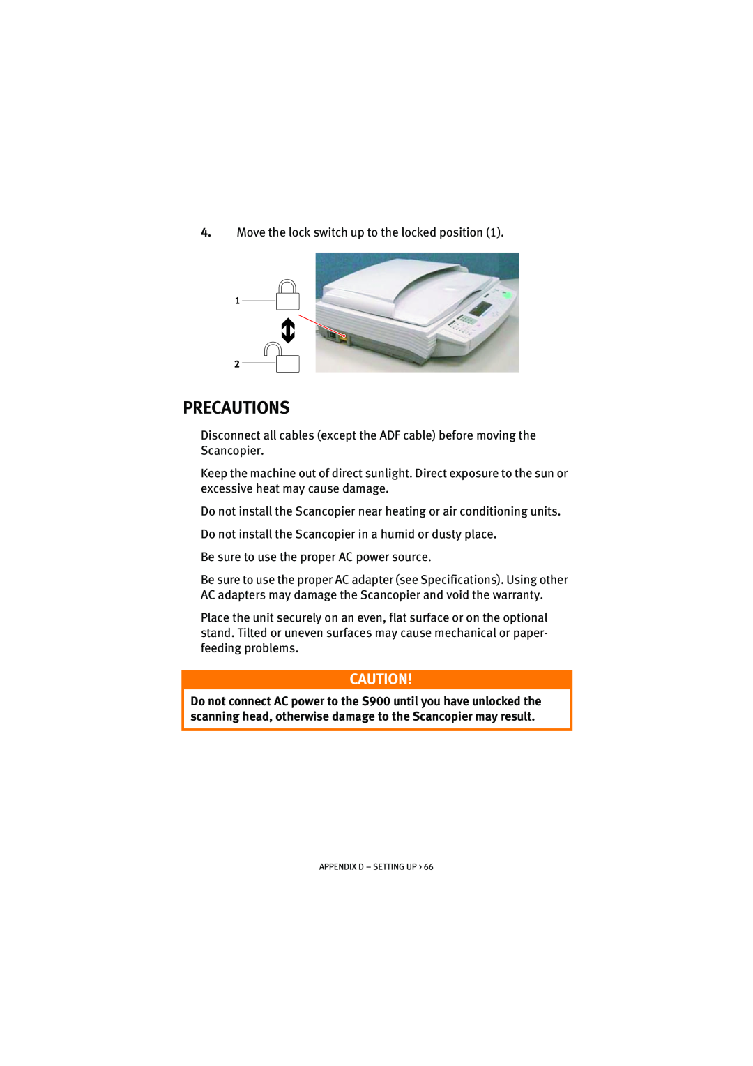 Oki S900 manual Precautions 