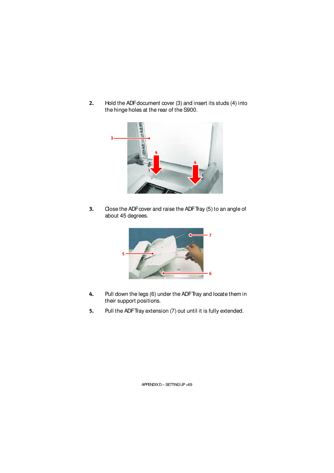 Oki S900 manual Appendix D Setting UP 