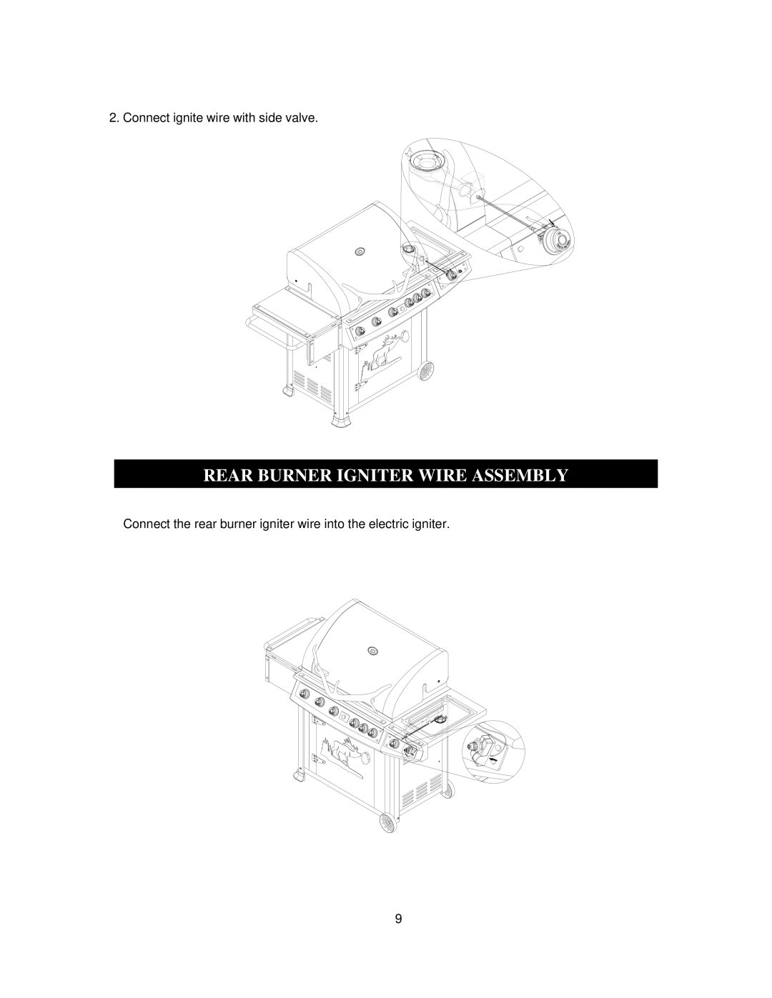 Olfa 720-0430 manual Rear Burner Igniter Wire Assembly 