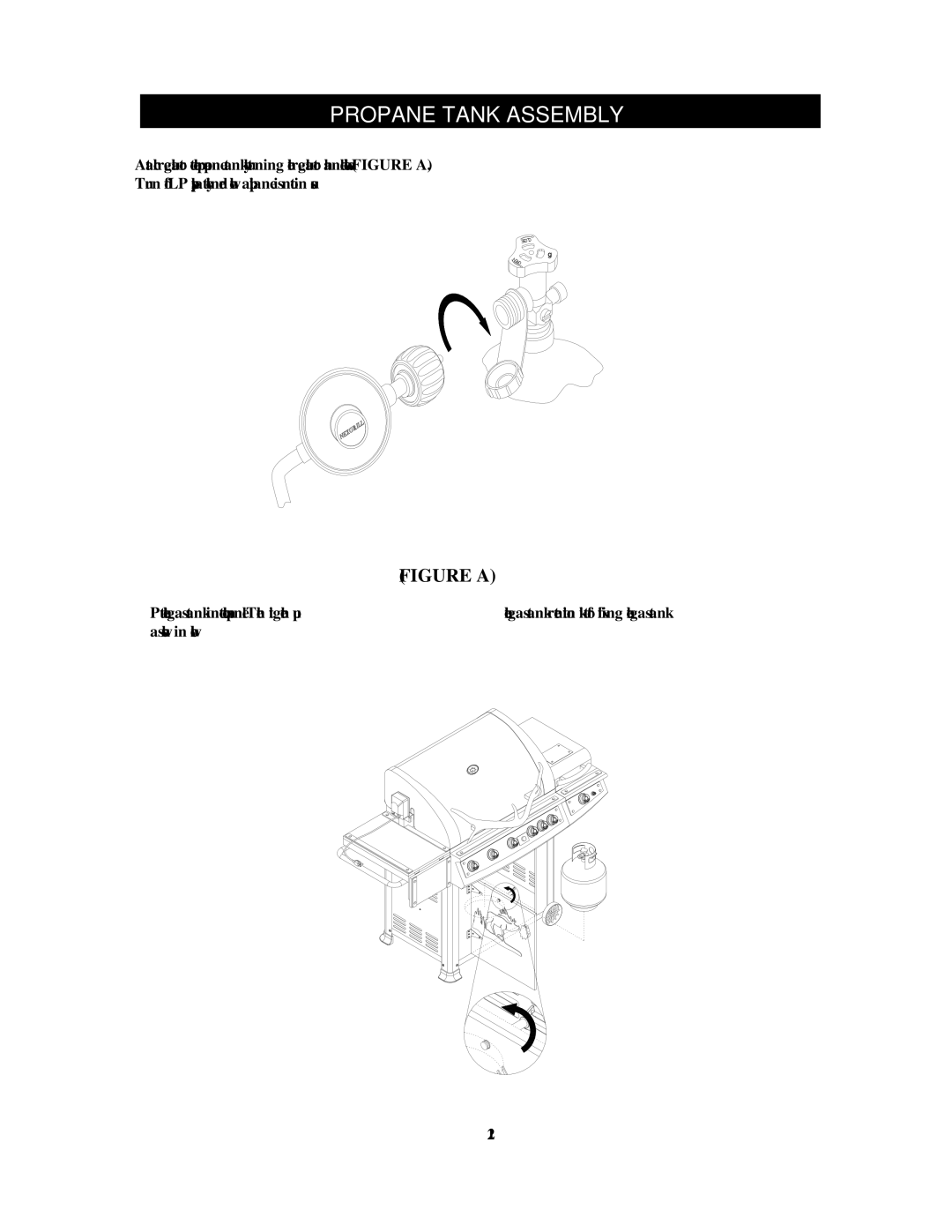 Olfa 720-0430 manual Propane Tank Assembly 