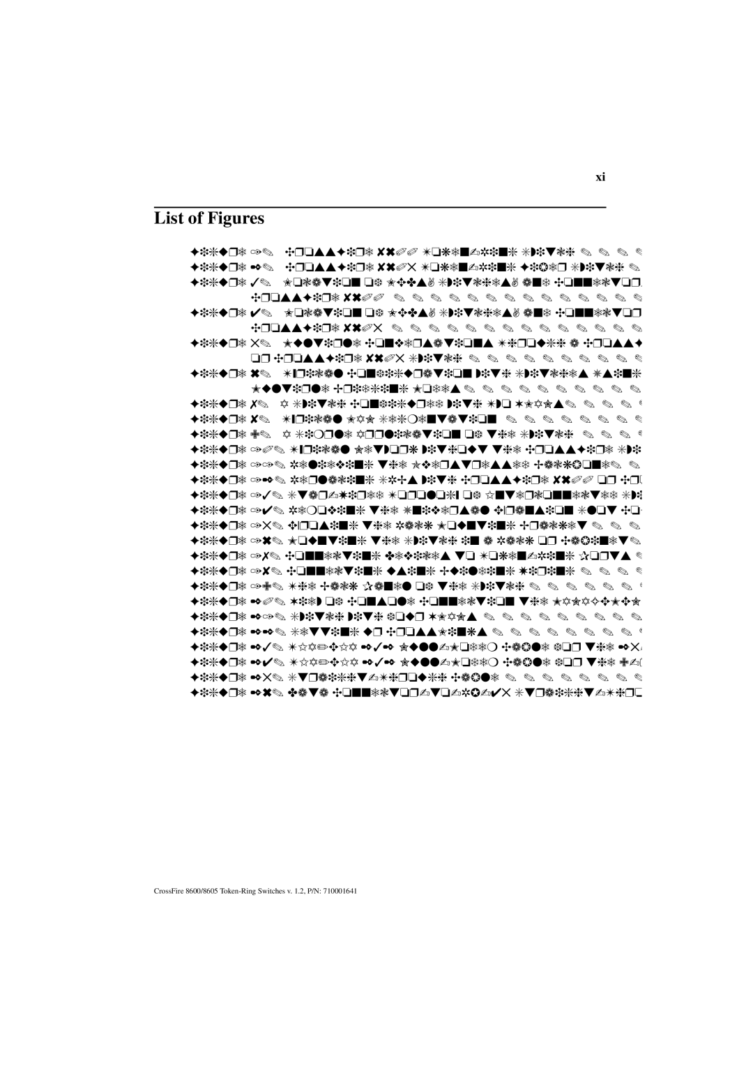 Olicom 8600, 8605 manual List of Figures, Connecting using Building Wiring 