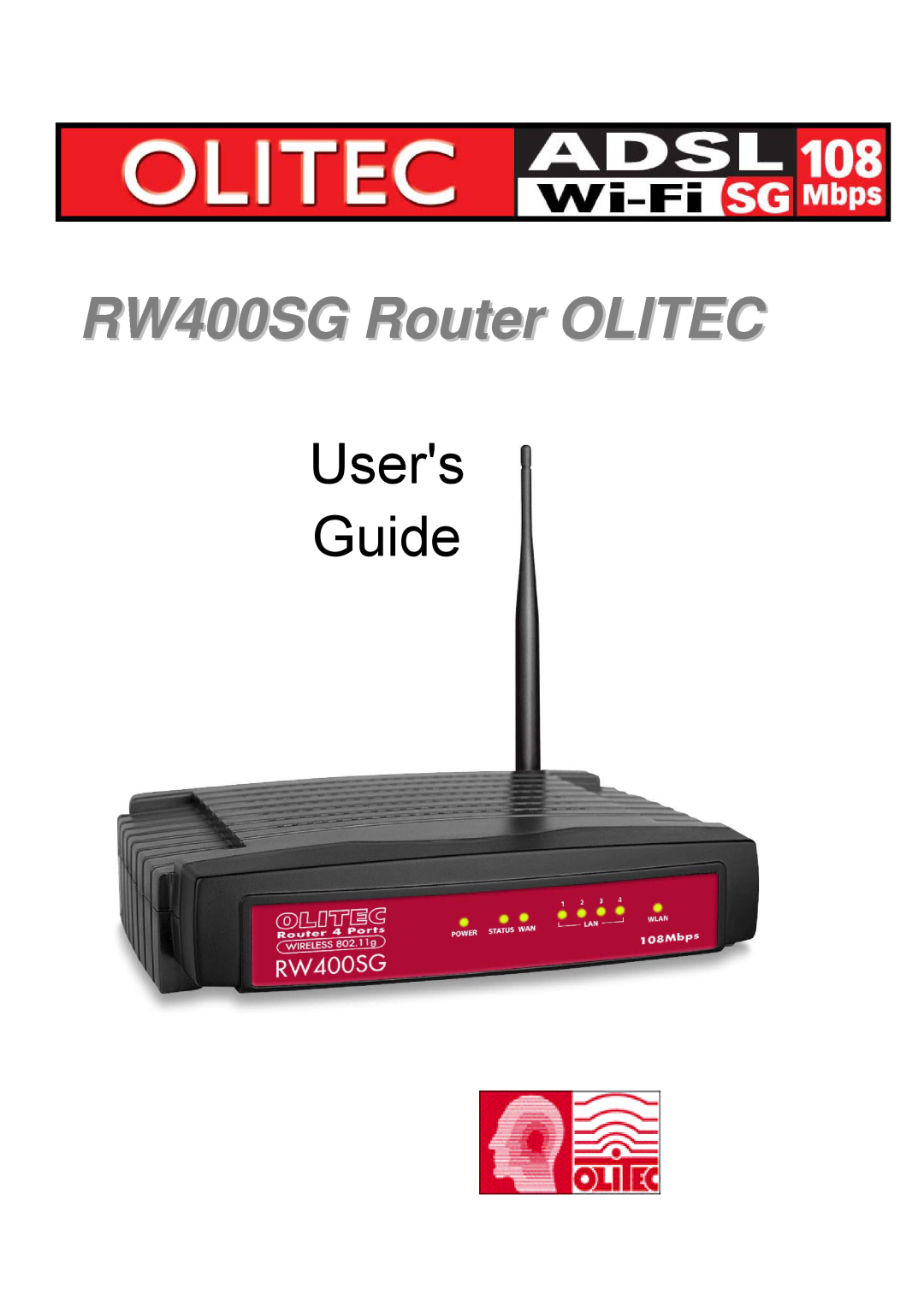 Olitec manual RW400SG Router OLITEC, Users Guide 