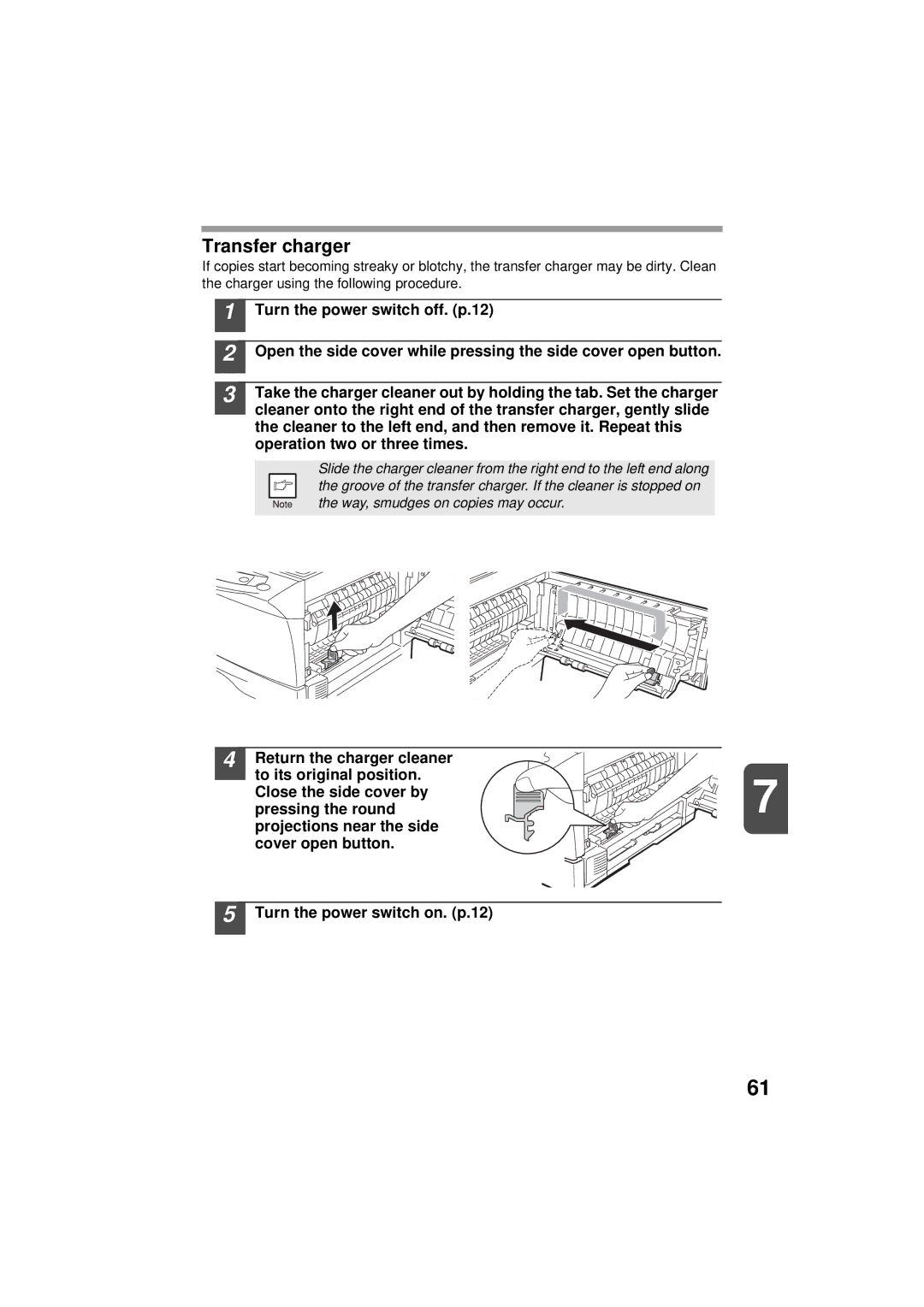 Olivetti 150D, 120D manual Transfer charger 