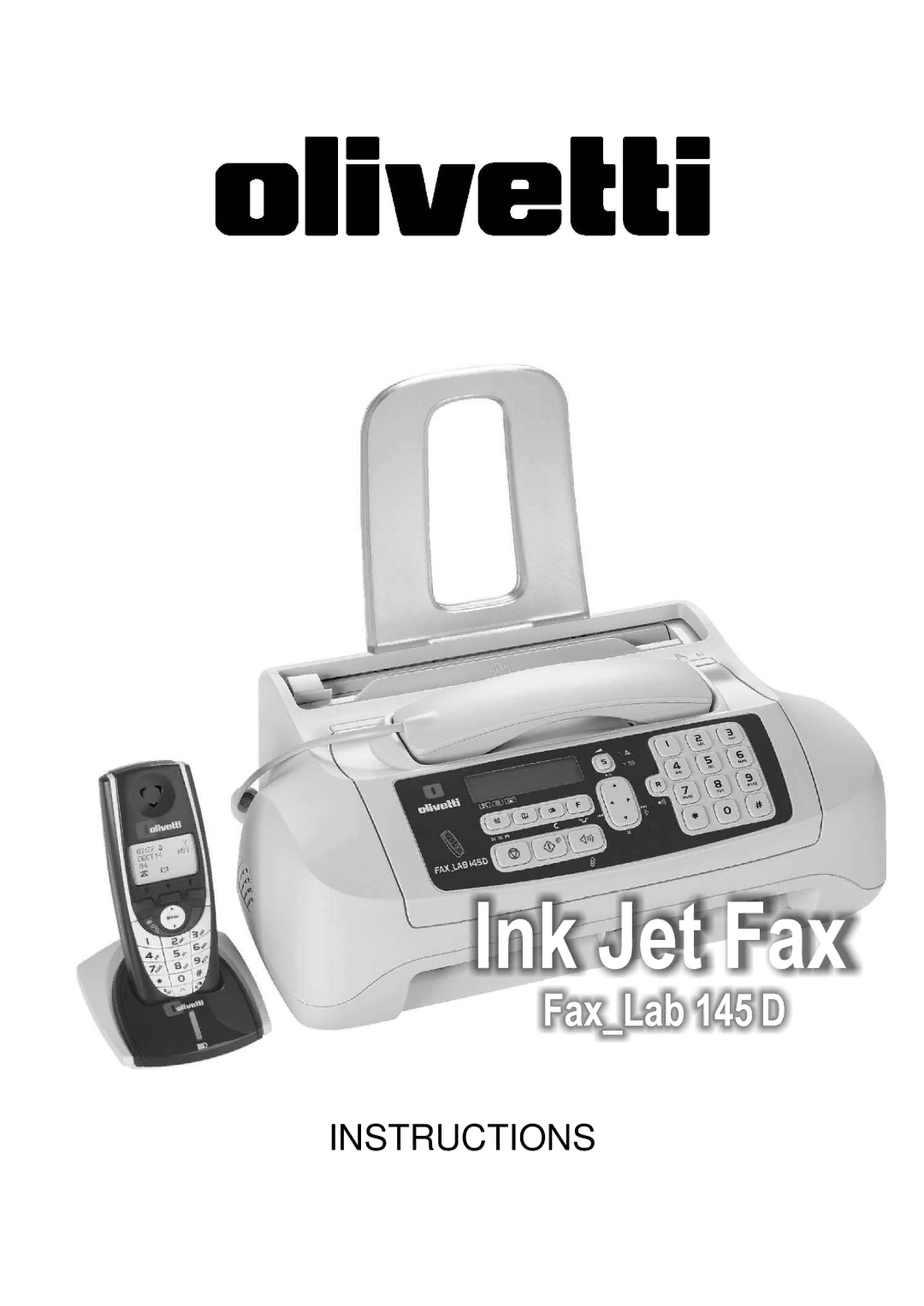 Olivetti 145D manual Instructions 