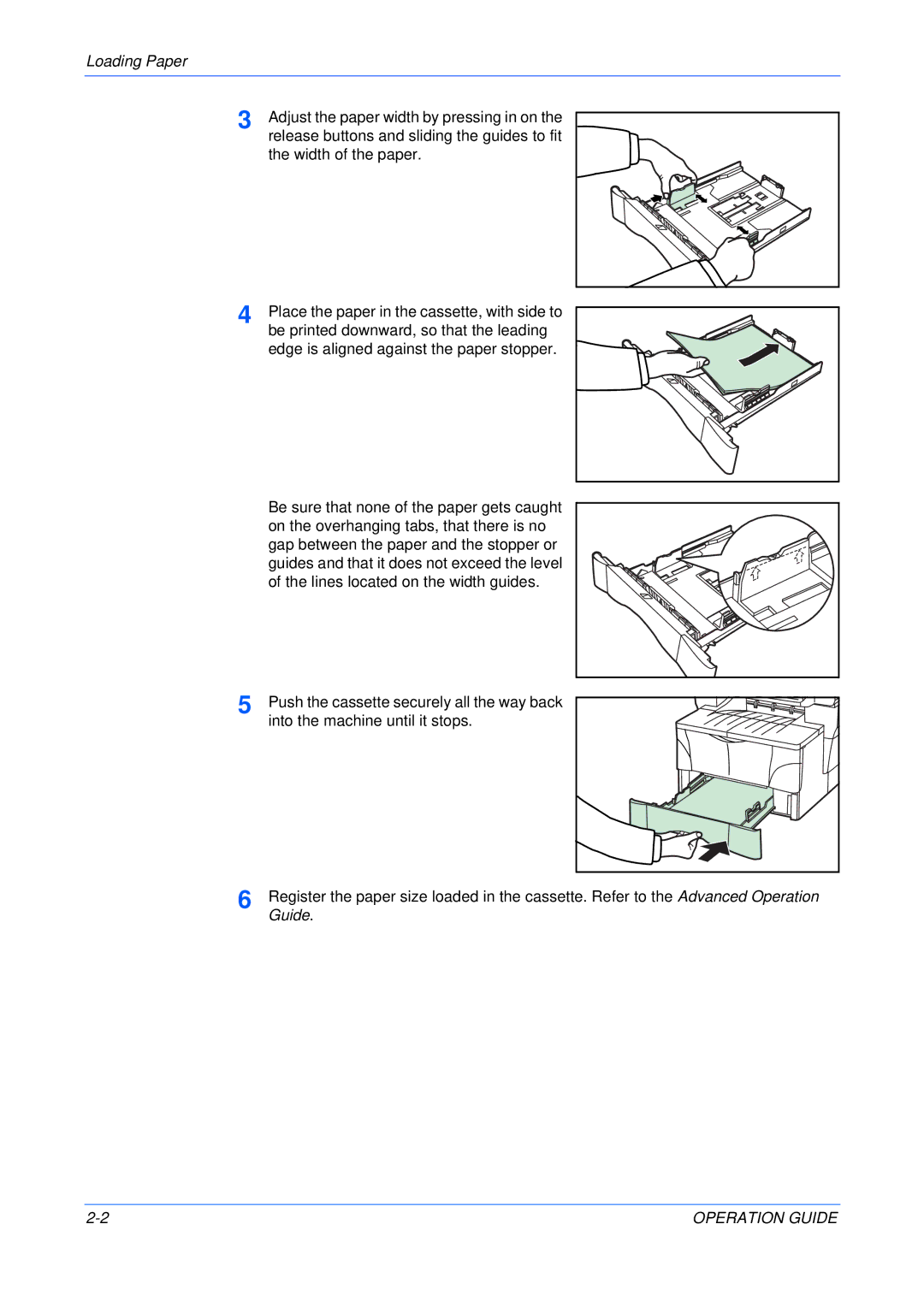 Olivetti 18MF manual Loading Paper, Guide 