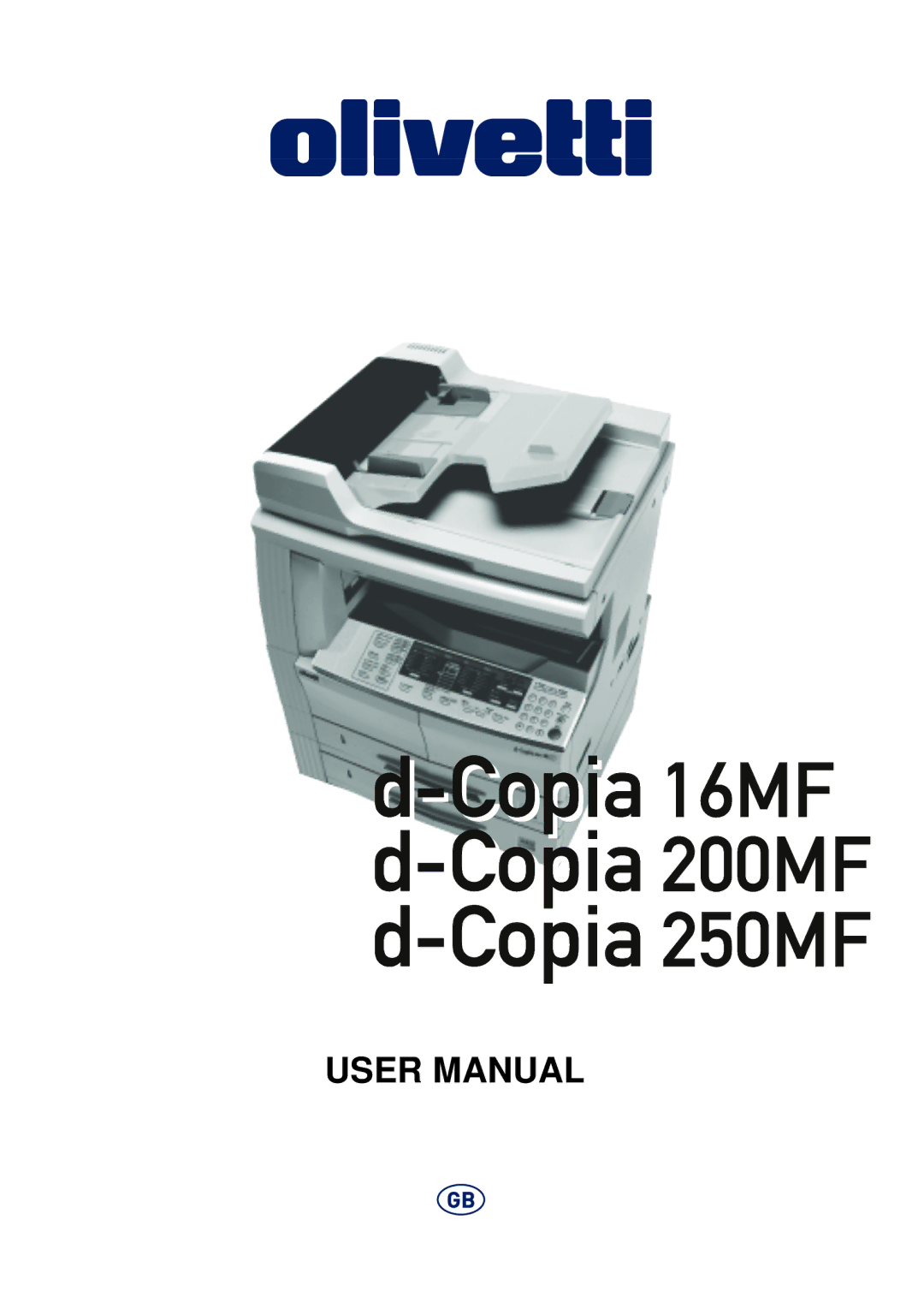 Olivetti 200MF, 250MF, 16MF user manual 