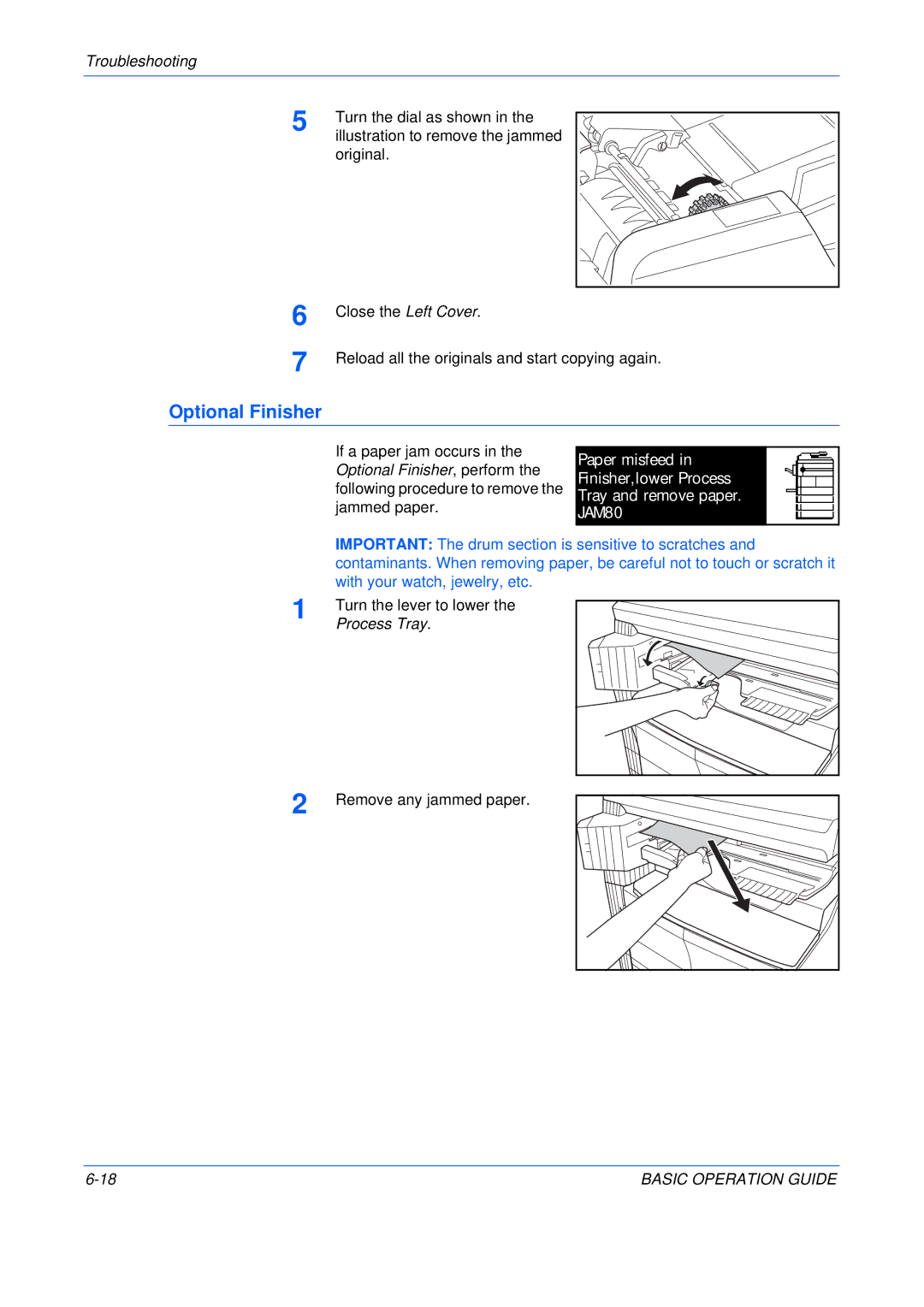 Olivetti 250MF, 200MF, 16MF user manual Optional Finisher 