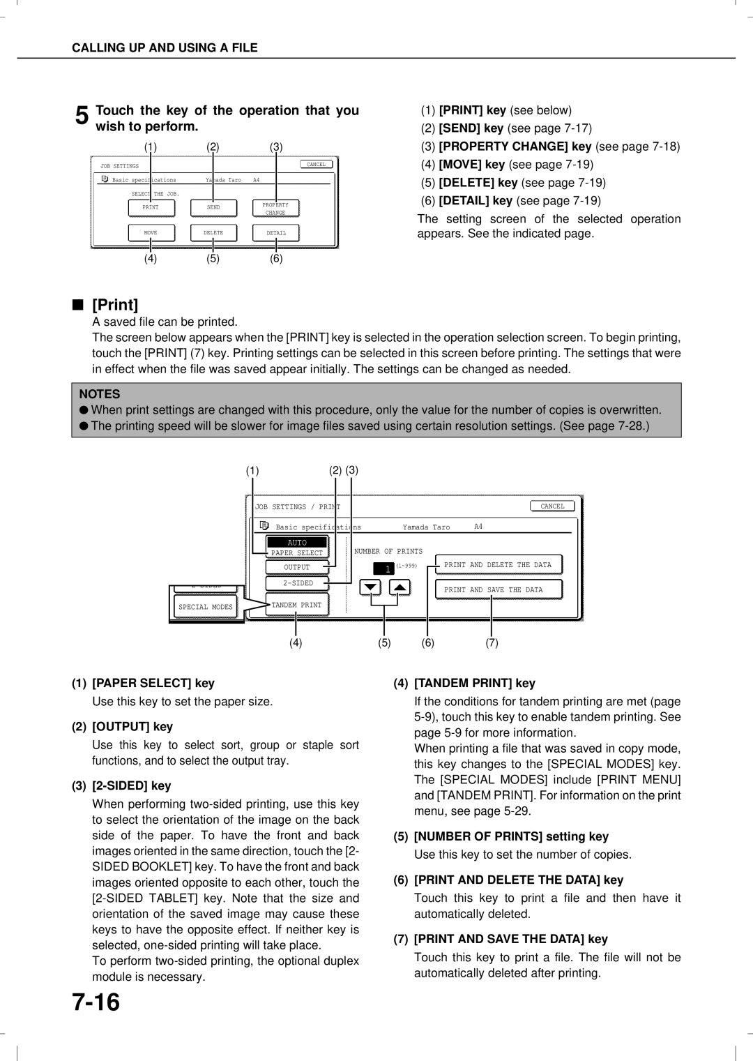 Olivetti 3501MF, 4501MF operation manual Print 