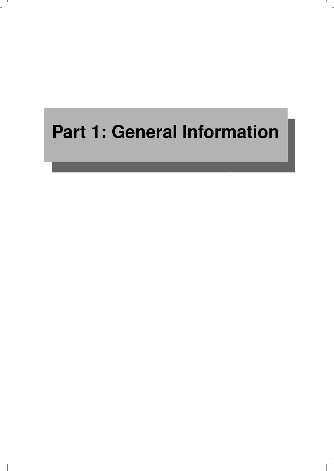 Olivetti 3501MF, 4501MF operation manual Part 1 General Information 