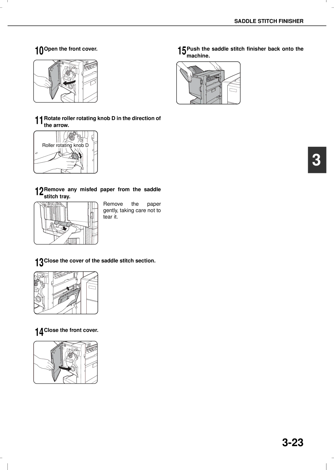 Olivetti 4501MF, 3501MF operation manual Roller rotating knob D 