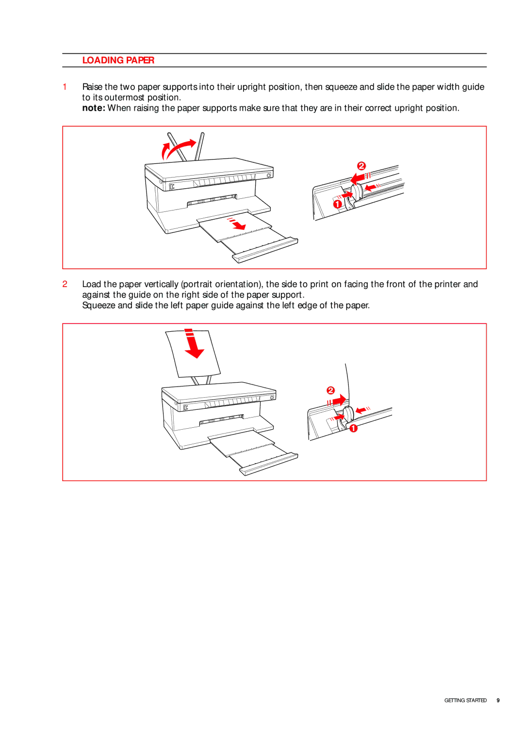 Olivetti 503206 manual Loading Paper 