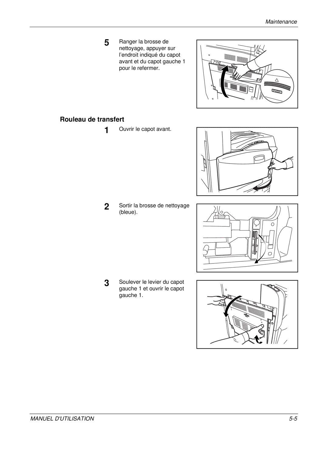 Olivetti D-COPIA 300MF, D-COPIA 500MF, D-COPIA 400MF manual Rouleau de transfert 