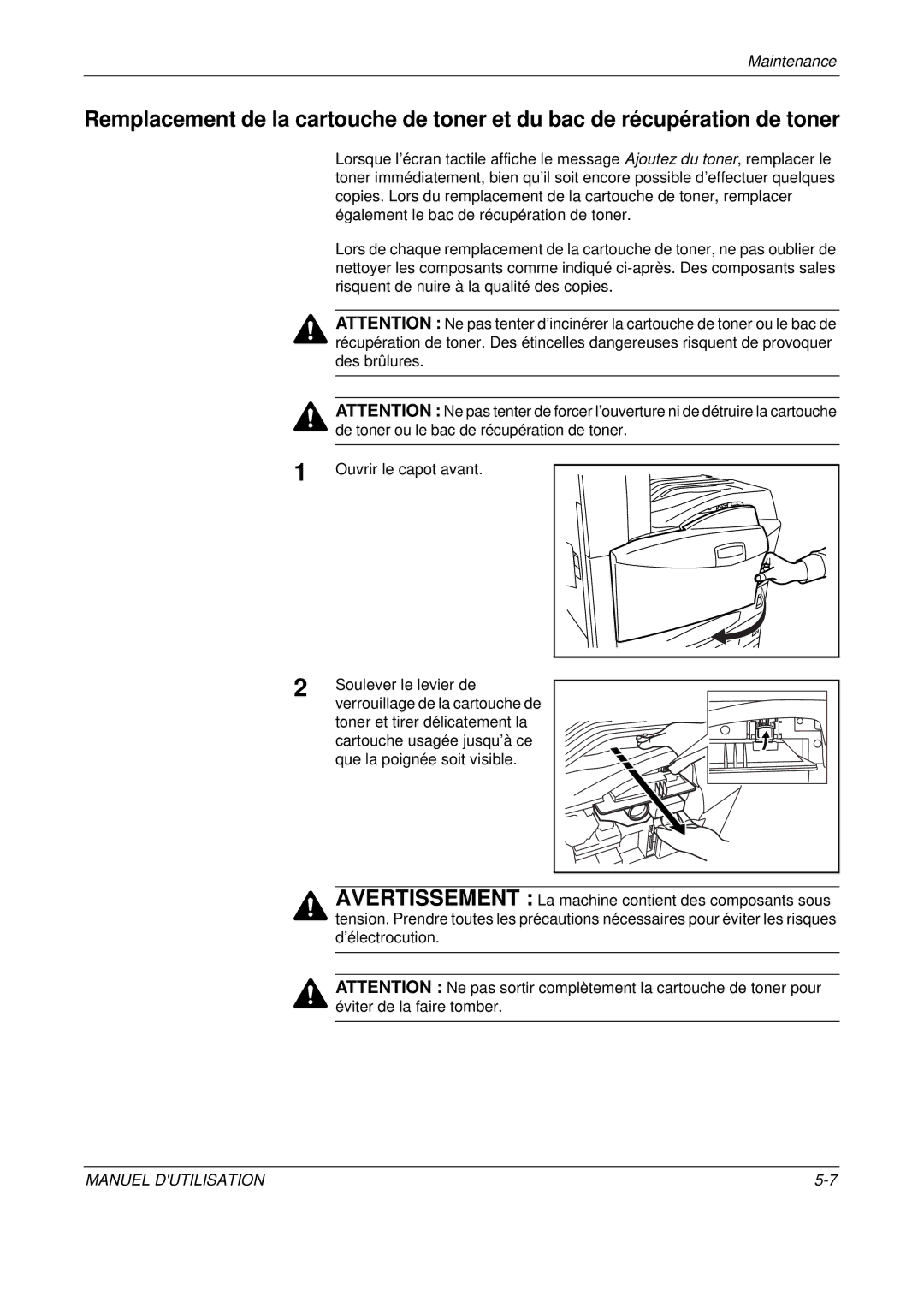 Olivetti D-COPIA 500MF, D-COPIA 300MF, D-COPIA 400MF manual Manuel Dutilisation 