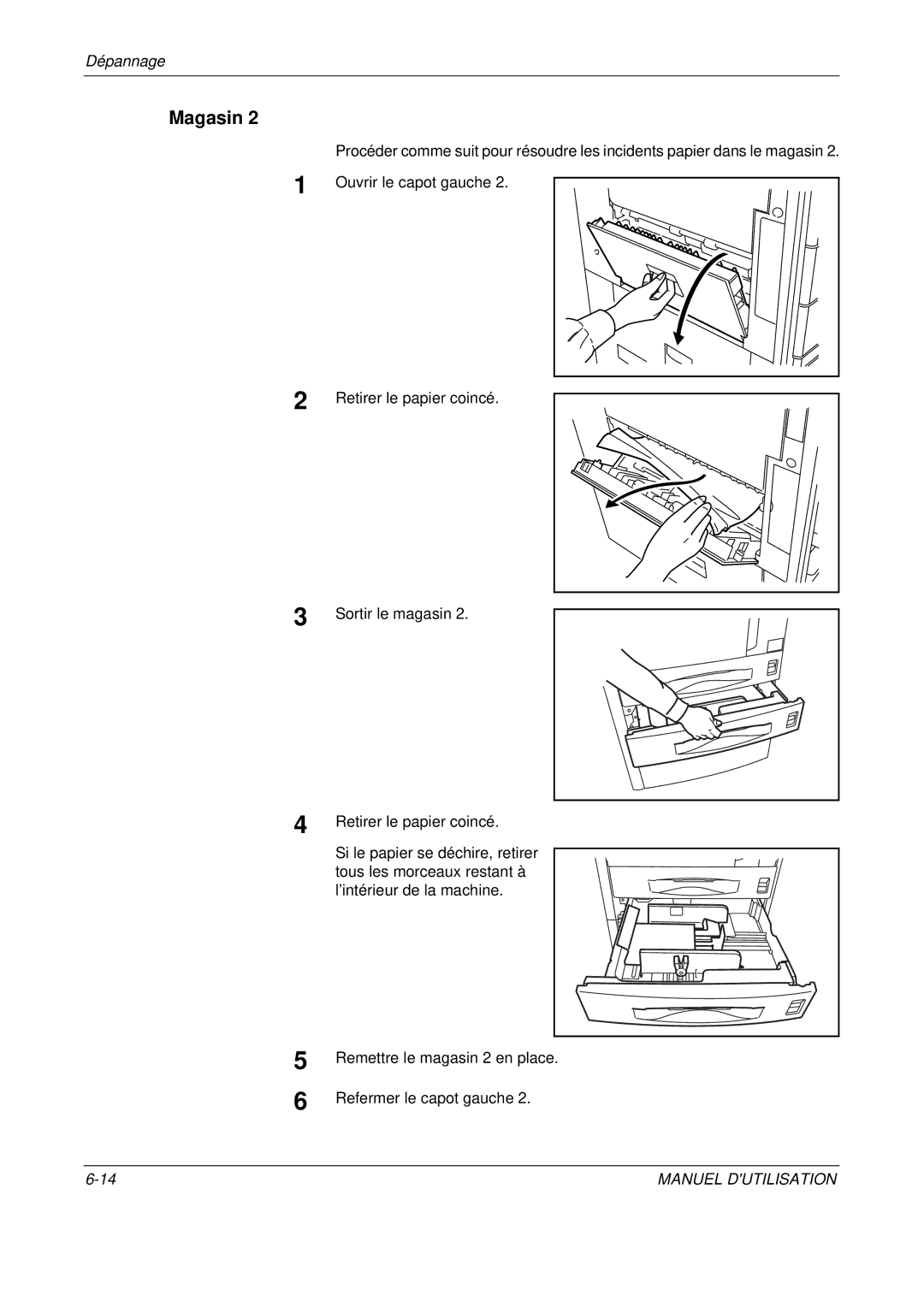 Olivetti D-COPIA 300MF, D-COPIA 500MF, D-COPIA 400MF manual Magasin 