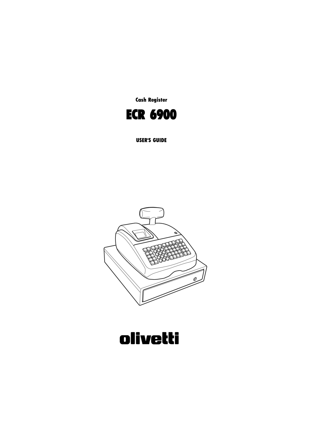 Olivetti ECR 6900 manual Ecr 