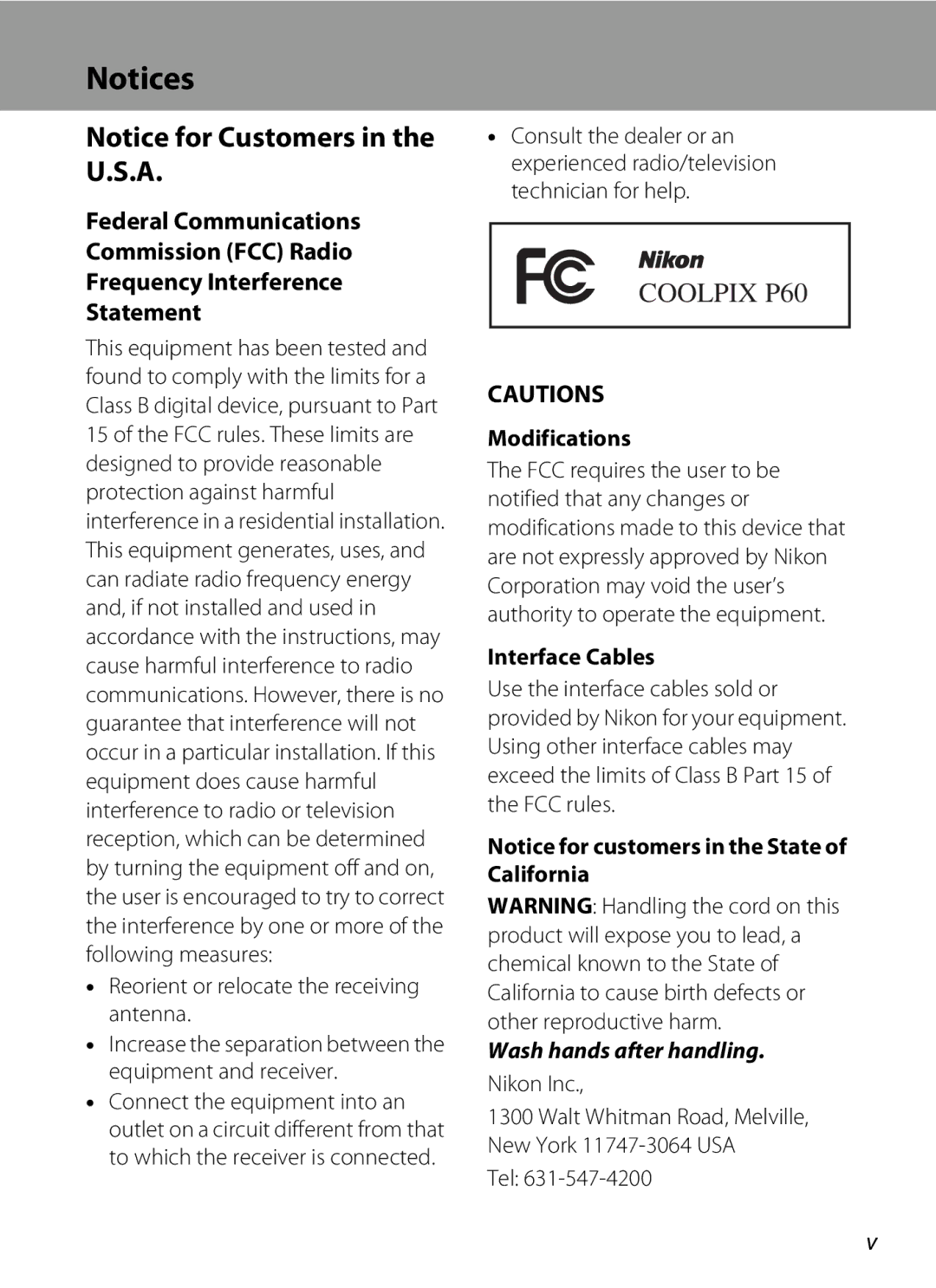 Olympia P60 manual Modifications, Interface Cables 