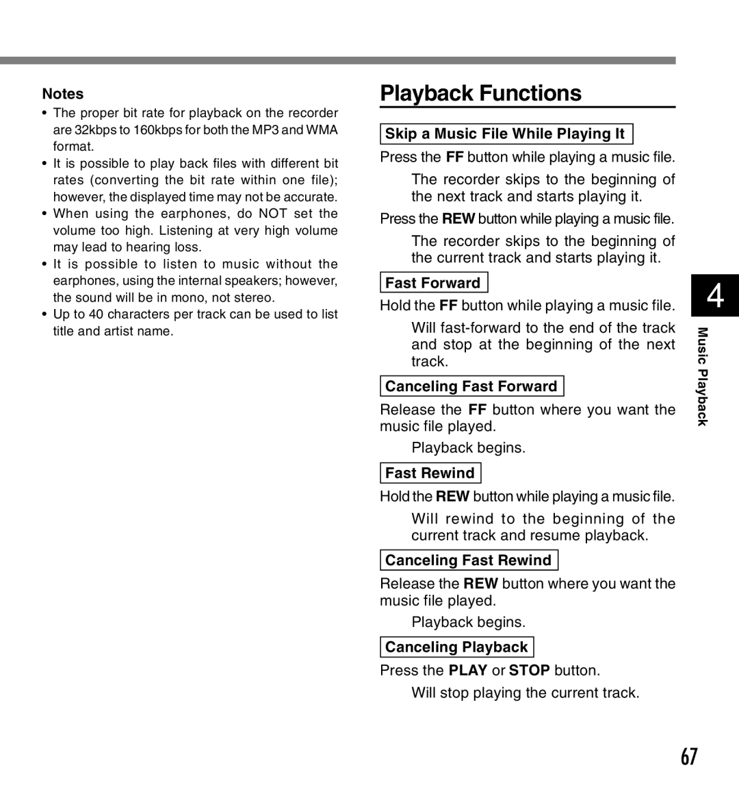 Olympus 20, 10 manual Playback Functions 