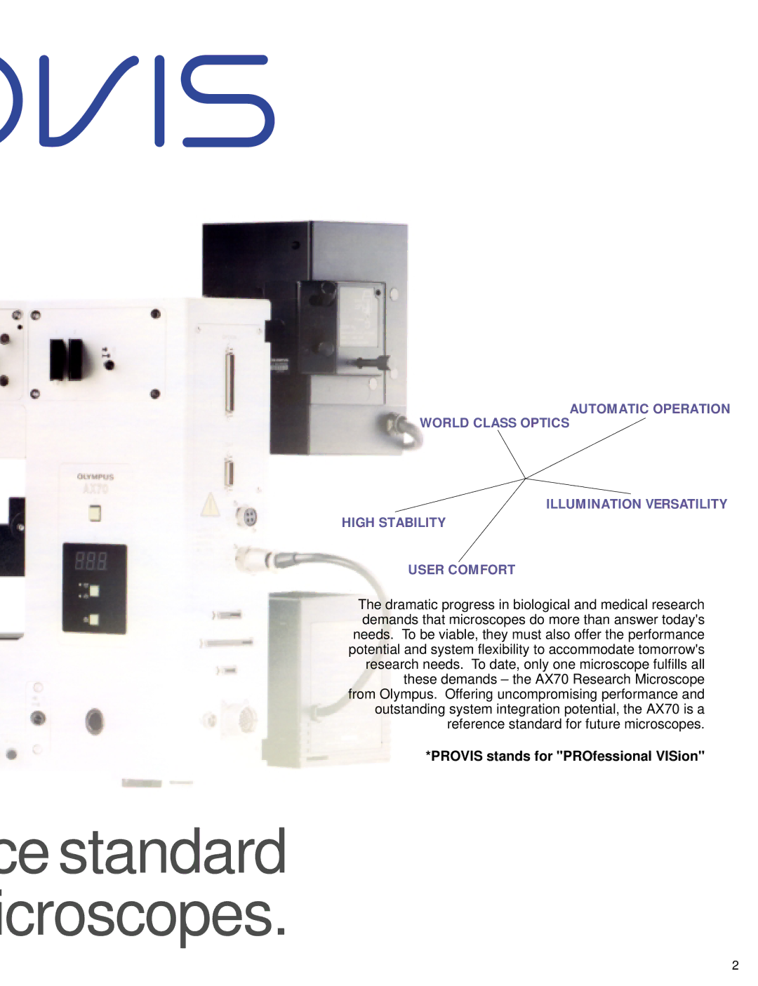 Olympus AX70 manual Ce standard icroscopes 