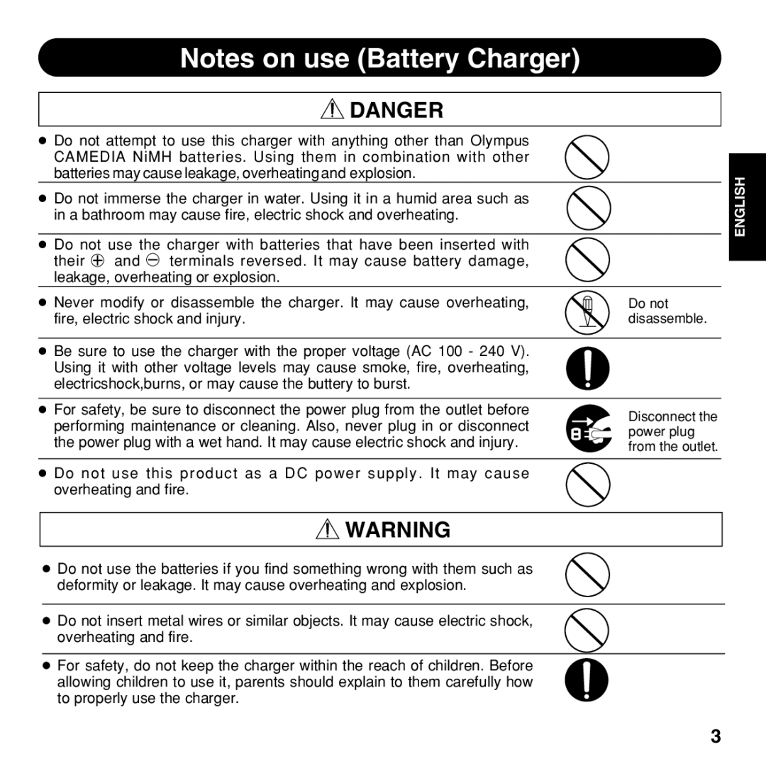 Olympus BU-200 instruction manual English 