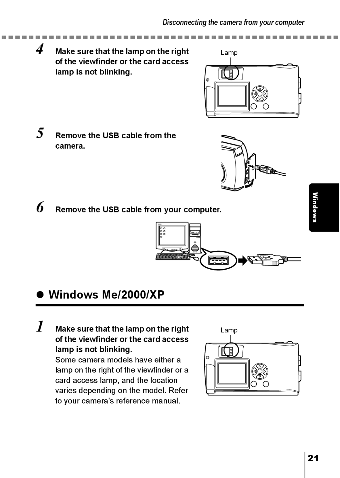 Olympus C-150 quick start Windows Me/2000/XP 