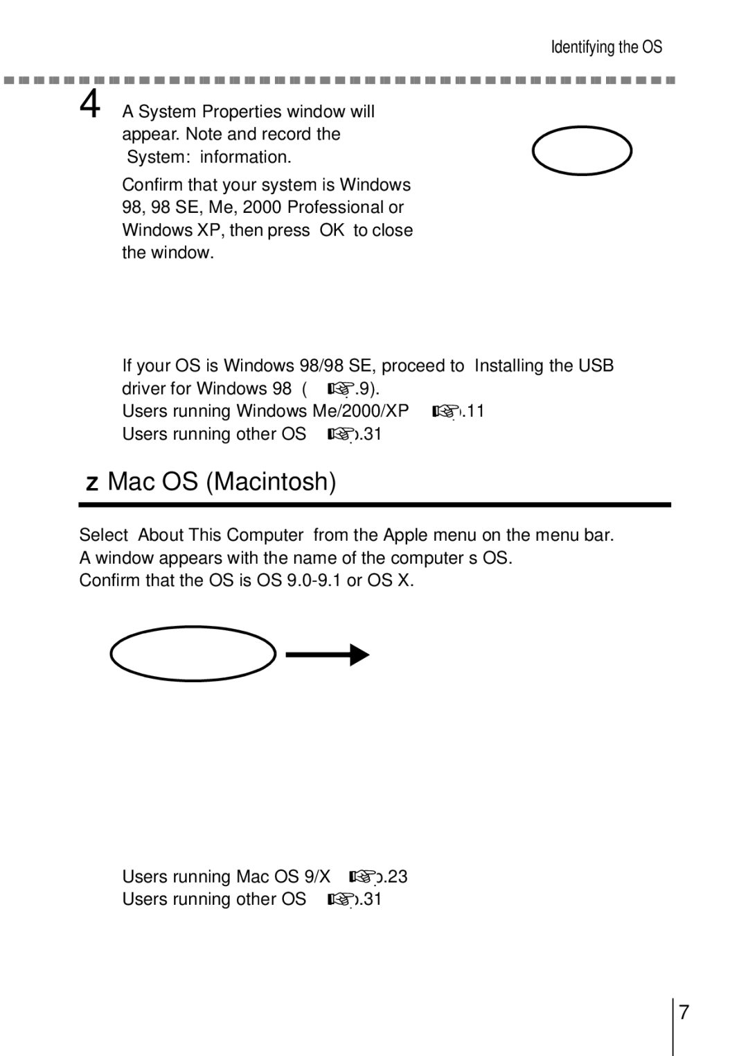 Olympus D-390, D390, C-150 operation manual Mac OS Macintosh 