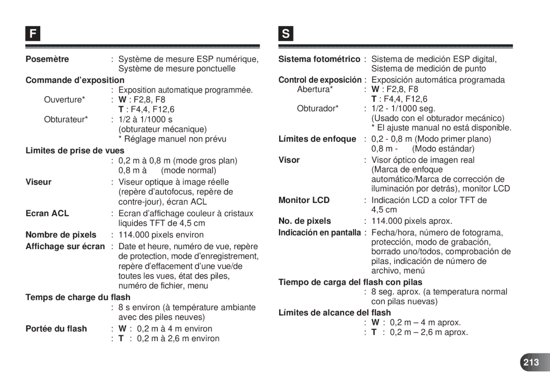 Olympus D-450 manual 213 