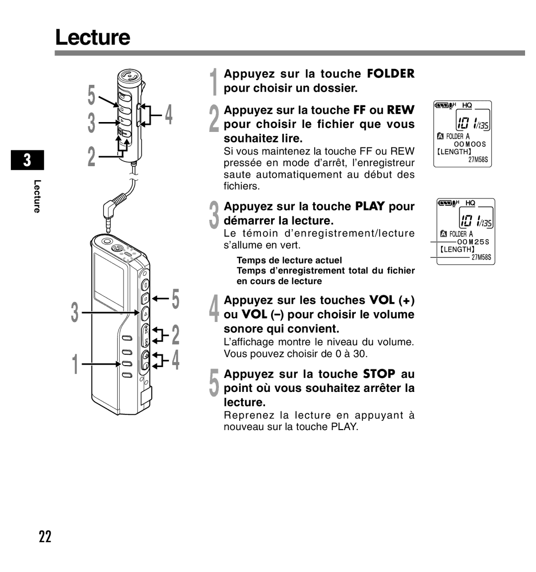 Olympus DS-2200 manual Lecture 