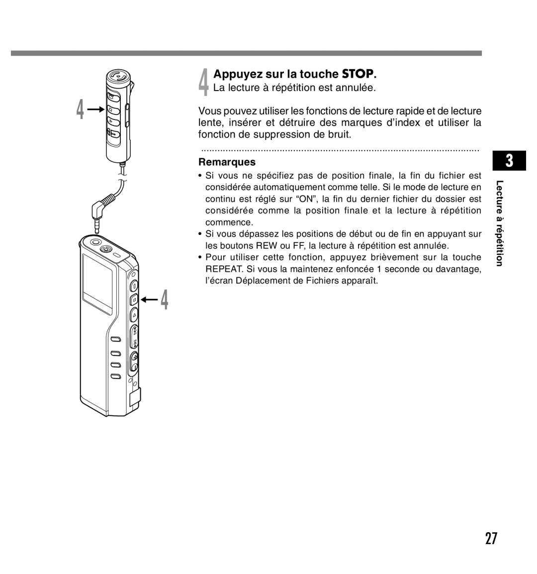 Olympus DS-2200 manual Remarques 